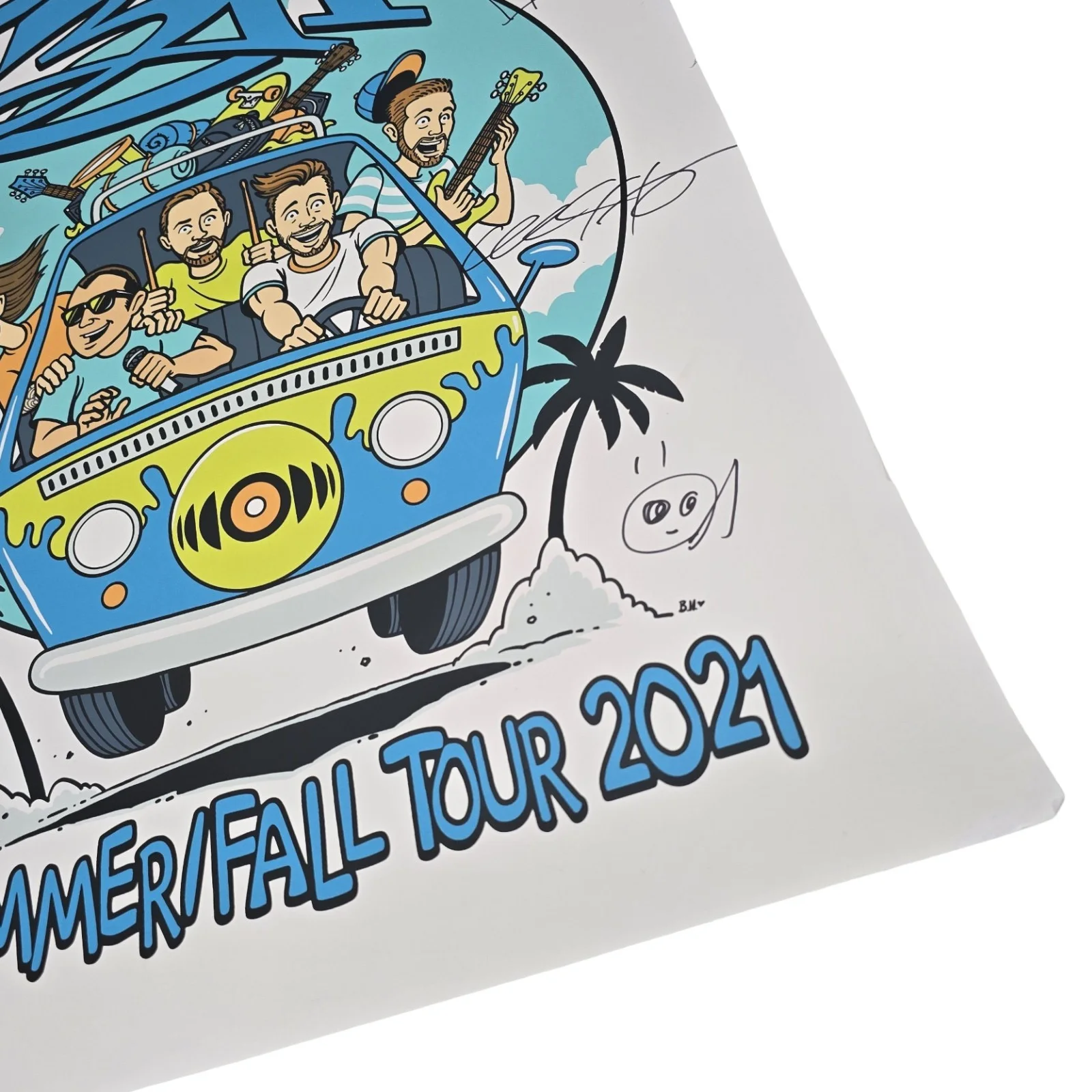 311 Summer Fall 2021 Concert Autographed Poster 18x24 READ, image 3