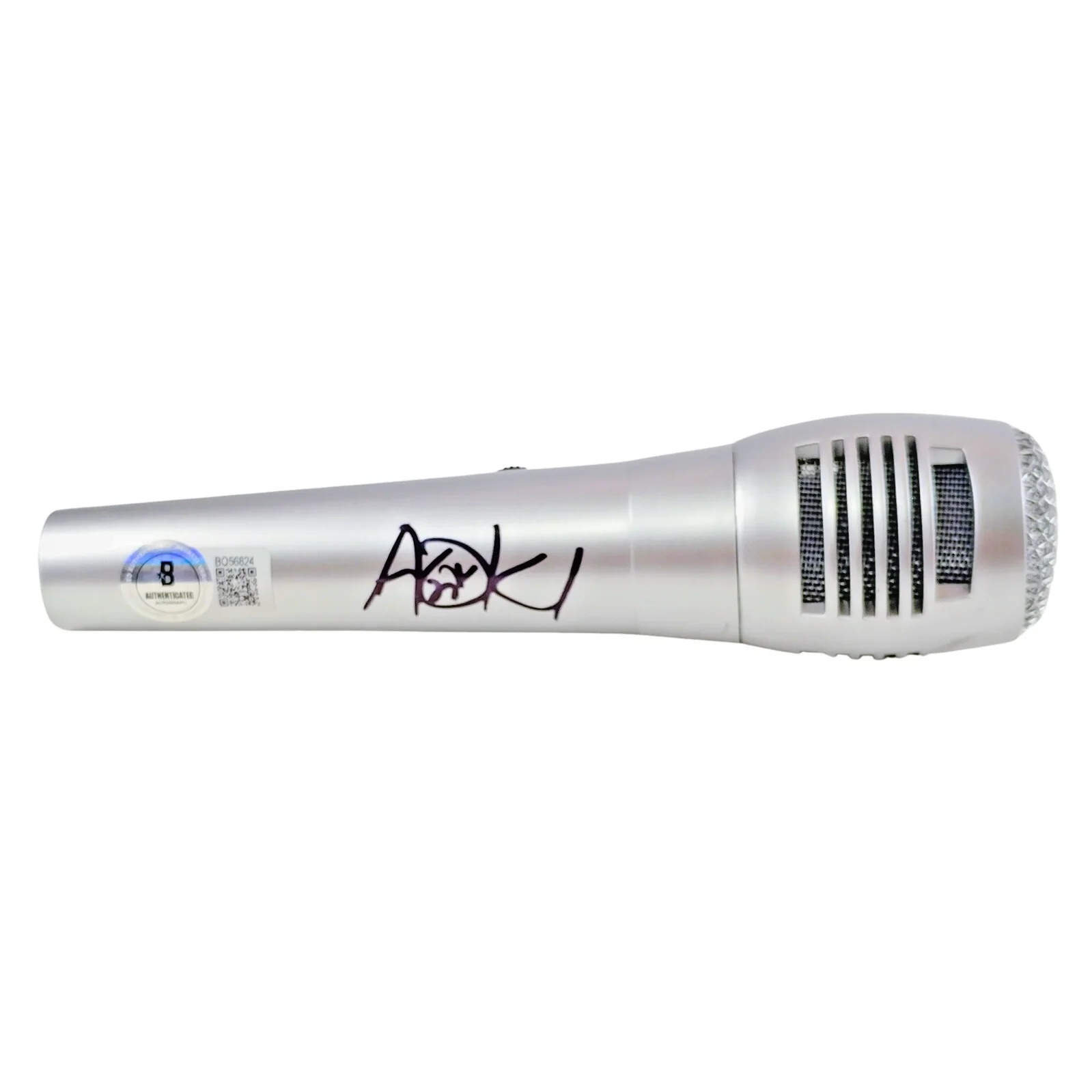 Steve Aoki — Steve Aoki DJ Signed Pyle Microphone Exact Photo Proof Beckett BAS COA EDM Auto, image 3