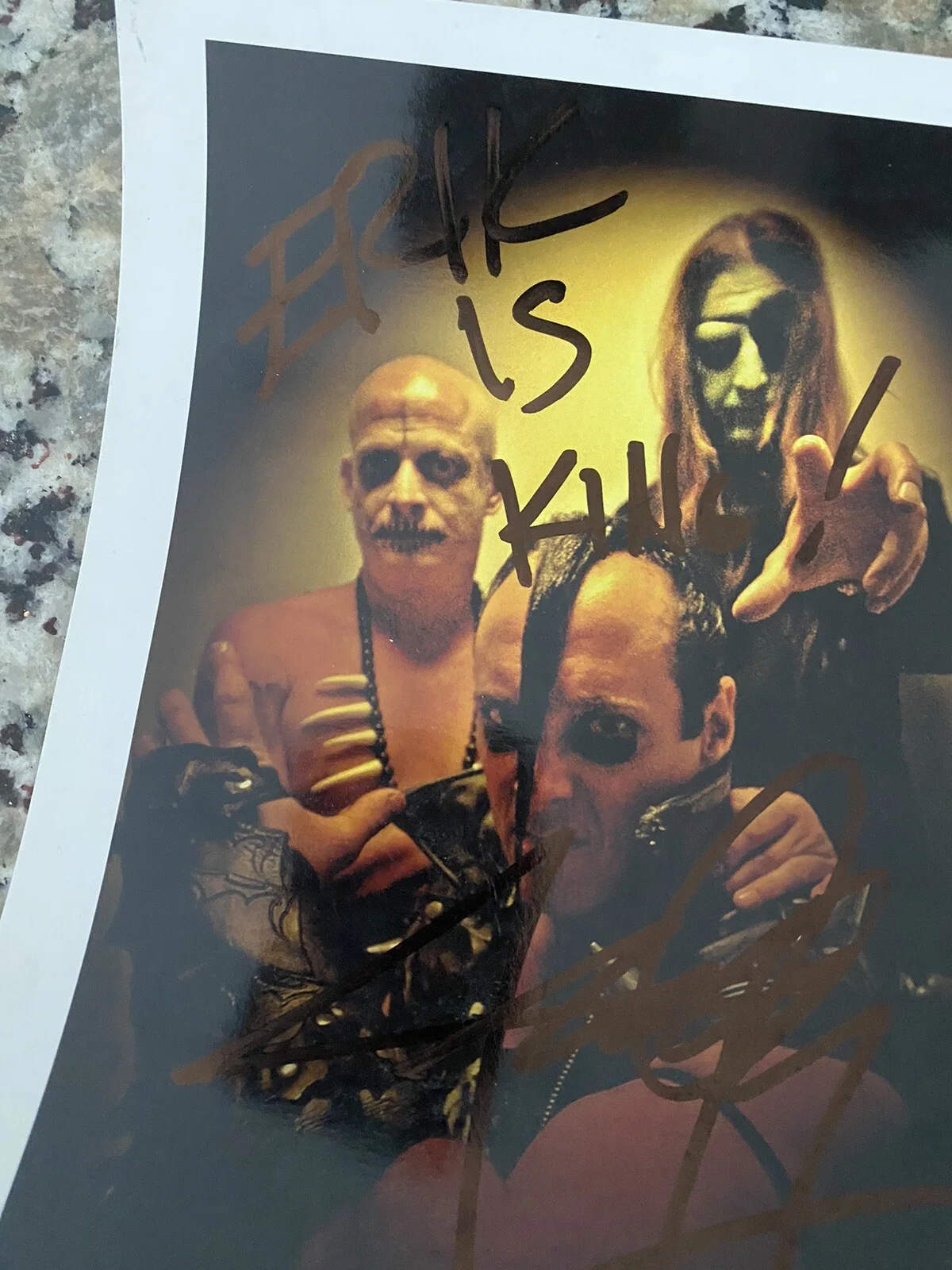 Misfits 8x10 Photo Signed Jerry Only 2006 Rare Original, изображение 4