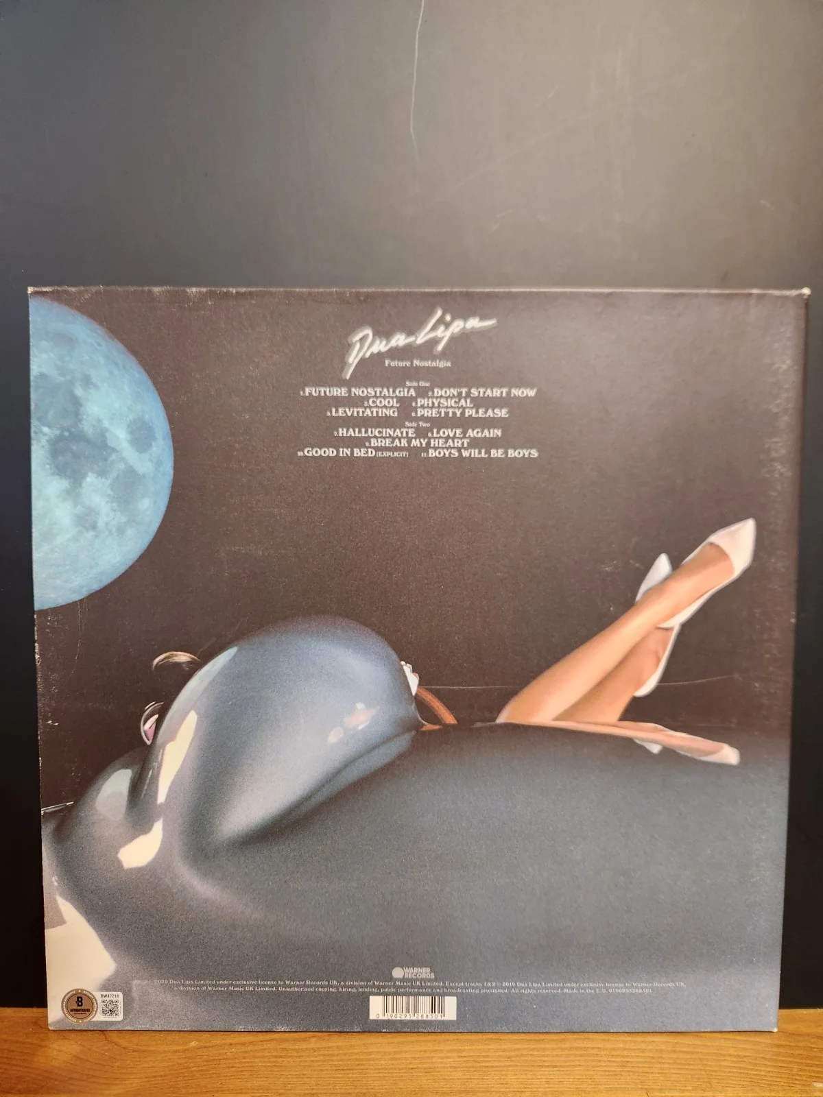 DUA LIPA SIGNED FUTURE NOSTALGIA VINYL LOOK READ LP BECKETT BAS COA NOT INSERT, image 5