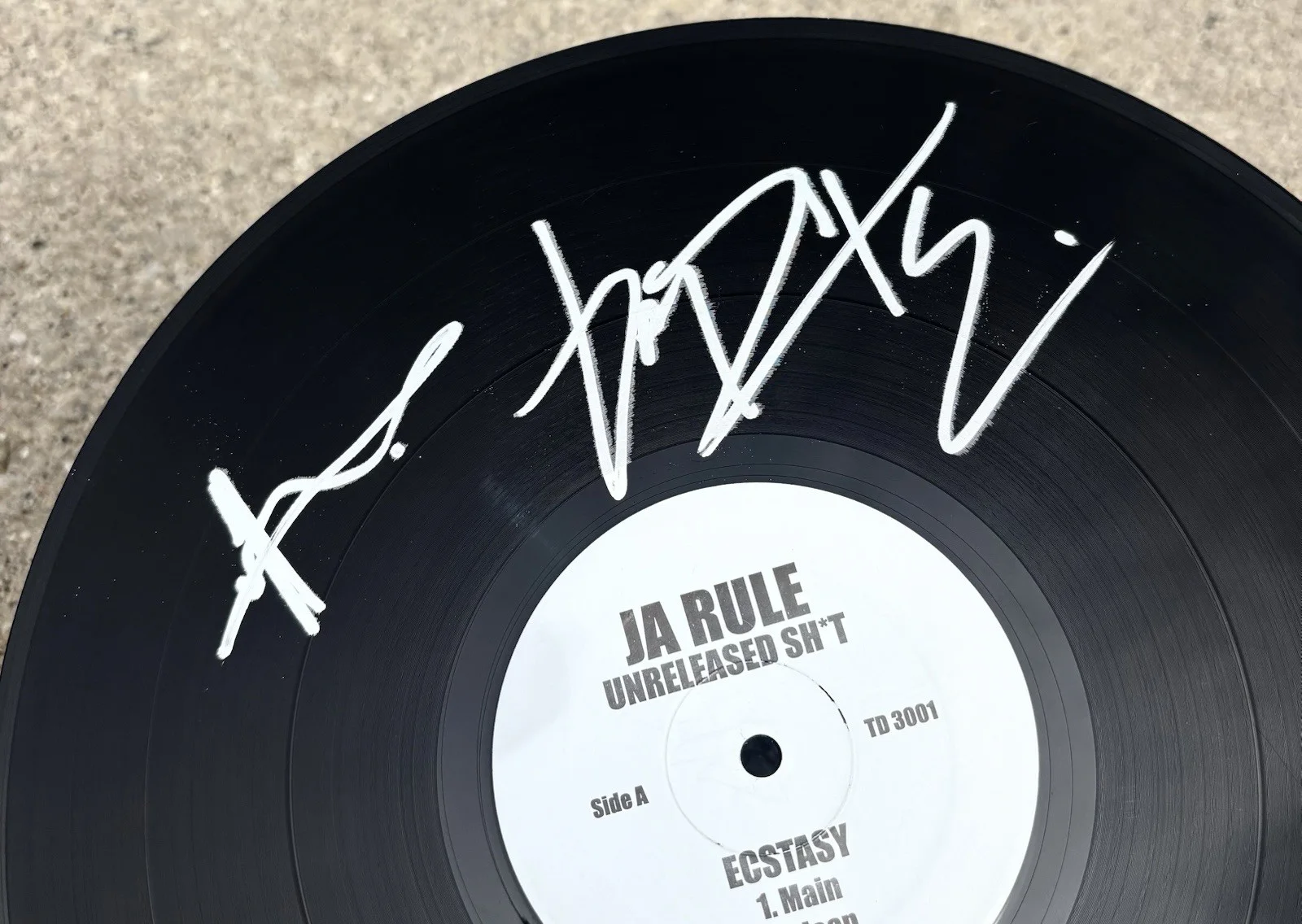 JA RULE SIGNED Vinyl JSA COA RAP HIP HOP New York Unreleased Sh*t, изображение 2