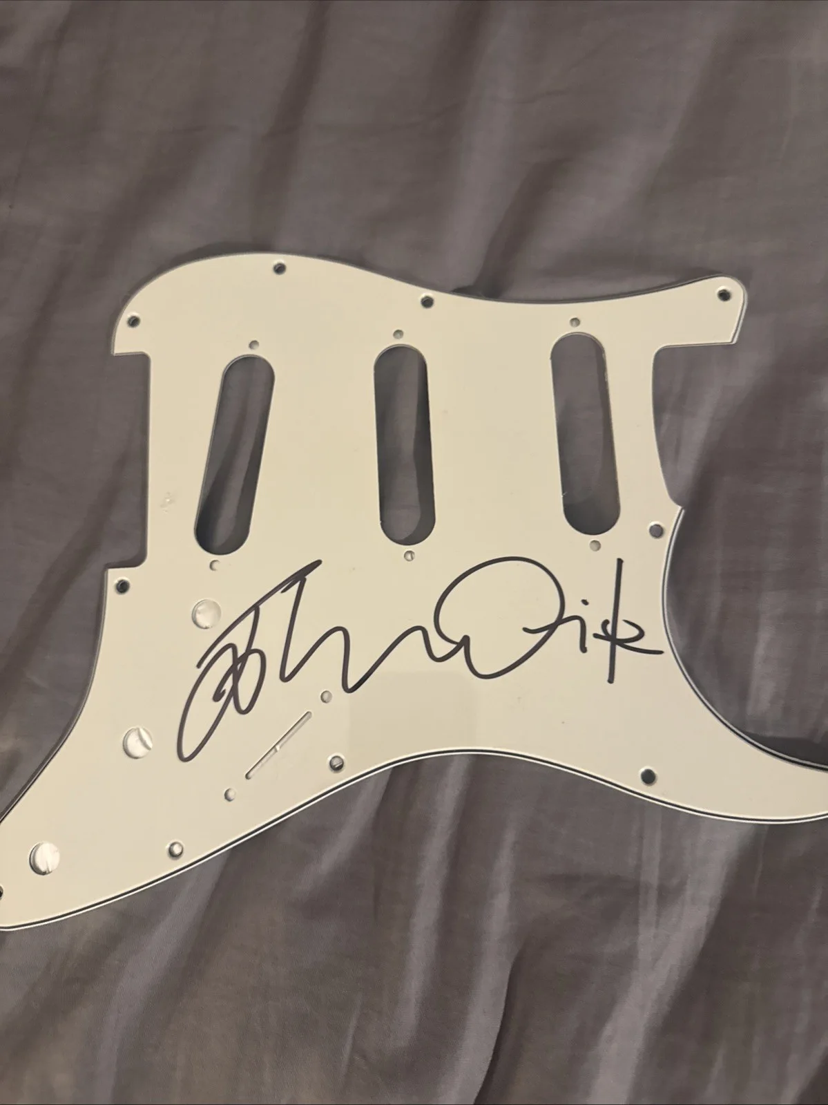 John Waite The Baby’s Bad English, Missing You Signed Guitar Pickguard Autograph, image 3