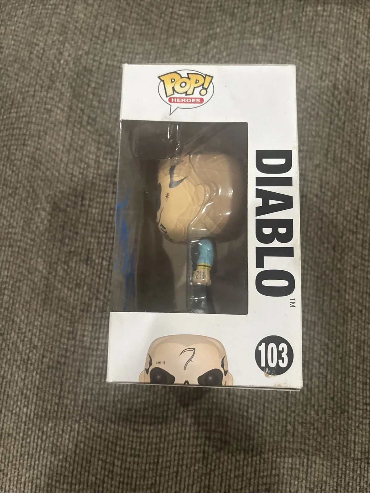 jay hernandez — Jay Hernandez Signed Suicide Squad Diablo Funko Pop #103 Autograph DC Protector, image 4