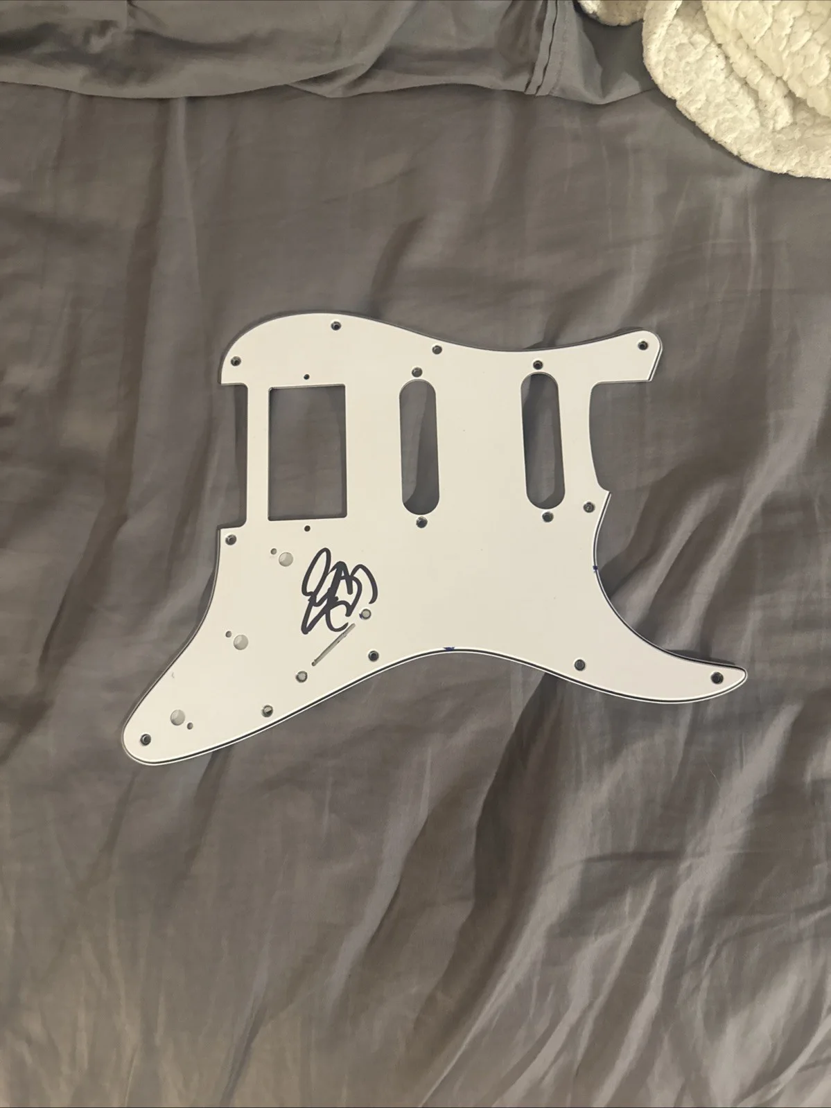 Rudy Sarzo Signed Guitar Pickguard Quiet Riot, image 3