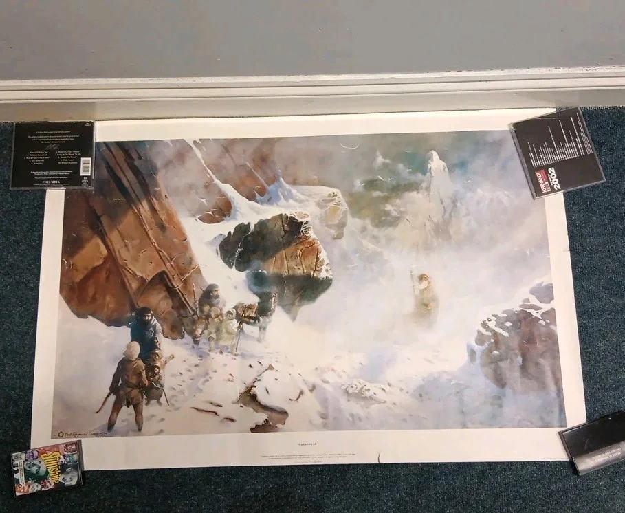 1982 Caradhras Poster, from the Tolkien Society Rare Item Read description, изображение 4