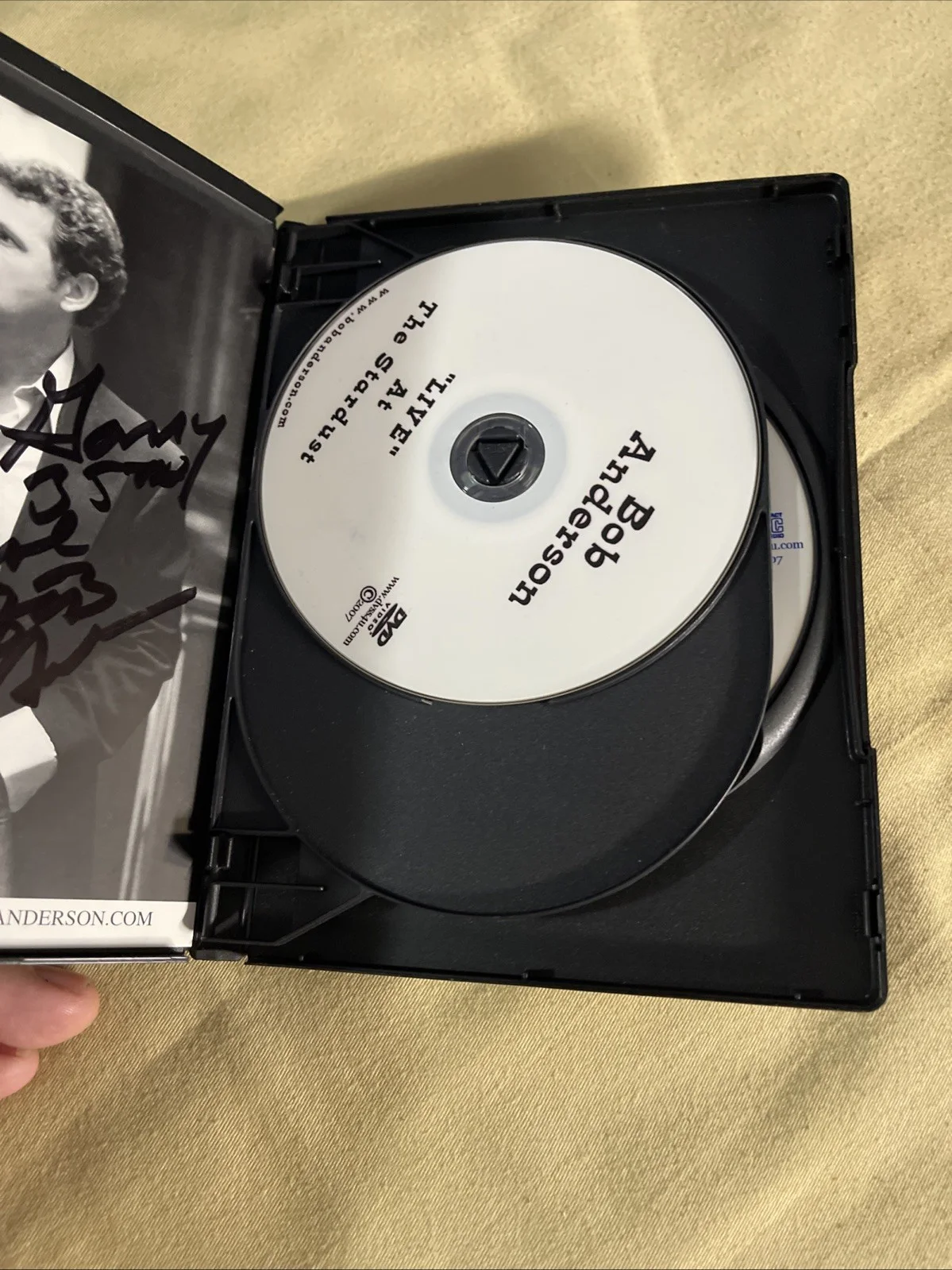 Autograph Bob Anderson Autograph & Autograph A Pair Of Tickets On Stage In Las, изображение 5