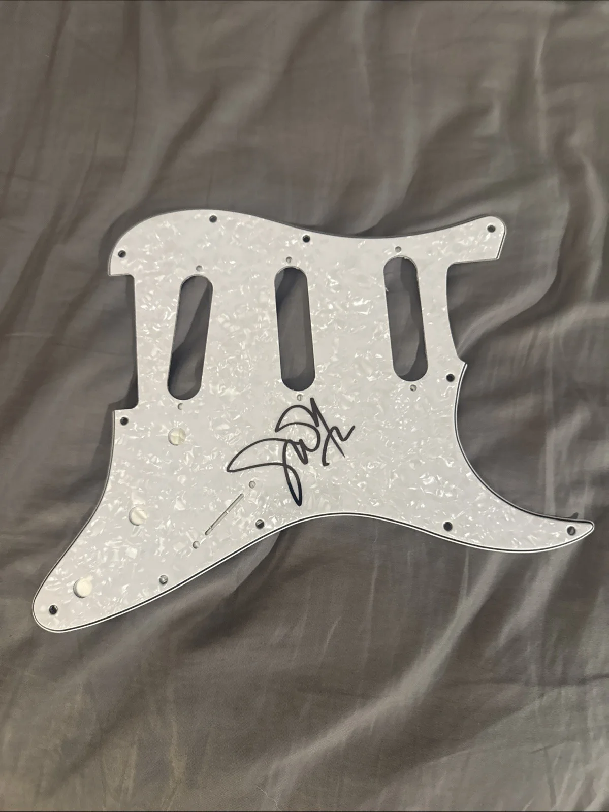 Jerry Harrison TALKING HEADS Signed Autographed Pick Guard Burning Down The Hous, image 4