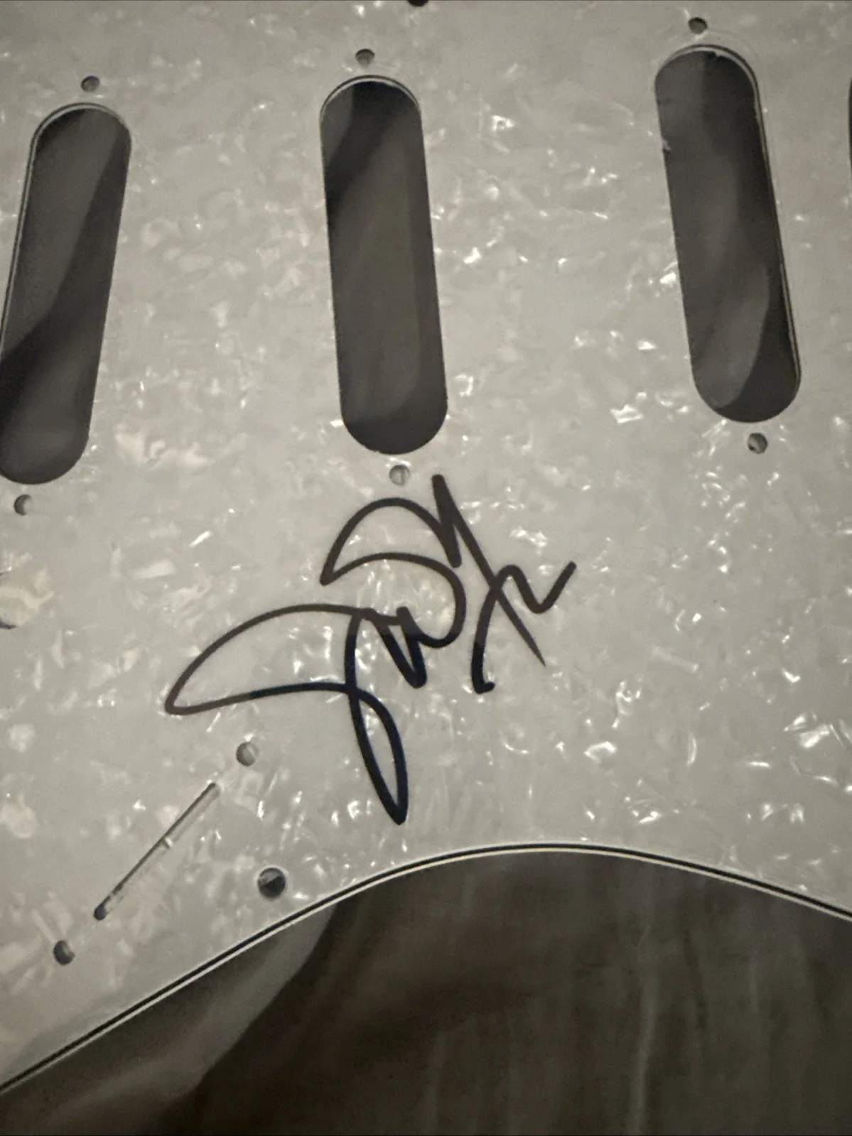 Jerry Harrison TALKING HEADS Signed Autographed Pick Guard Burning Down The Hous, image 5