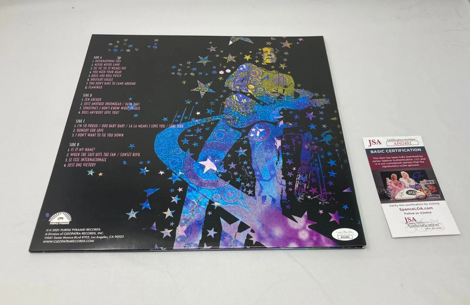 Todd Rundgren signed A Wizard A True Star... Live Album JSA COA, image 2