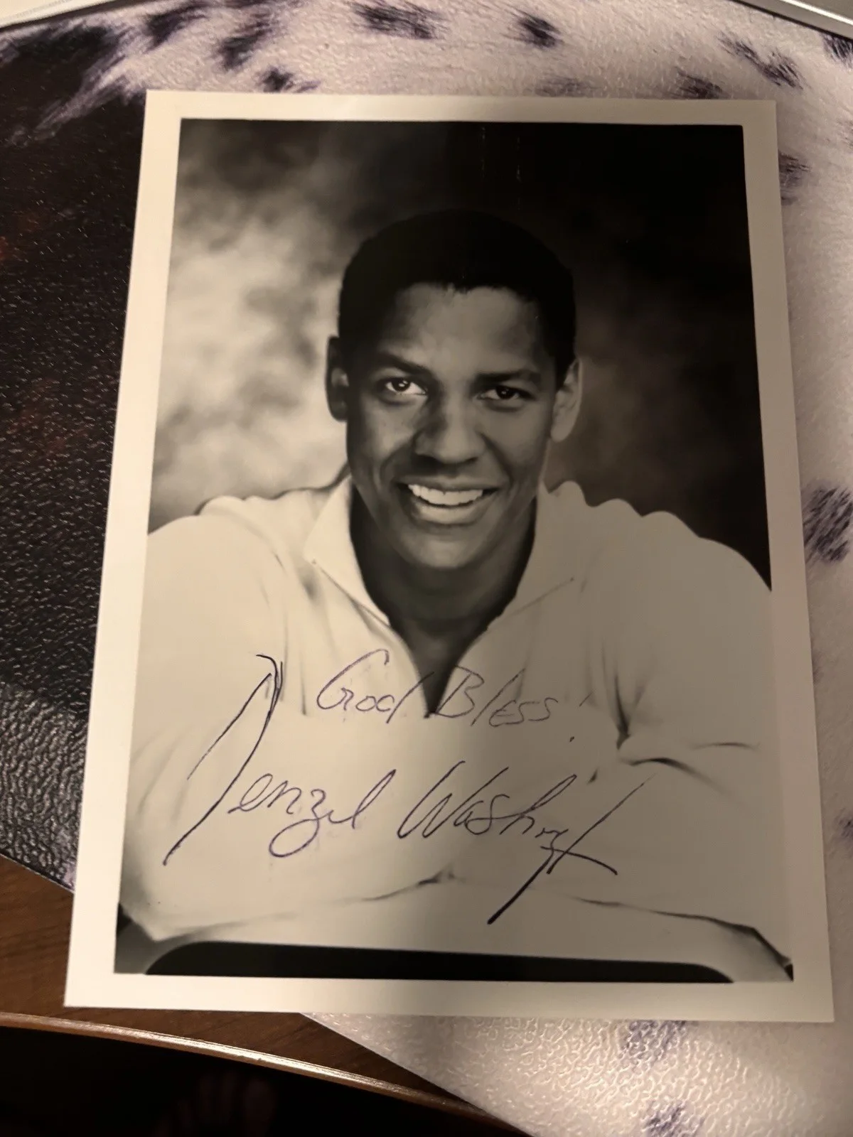 Denzel Washington — Denzel Washington Signed Original 5x7 Movie Photograph
