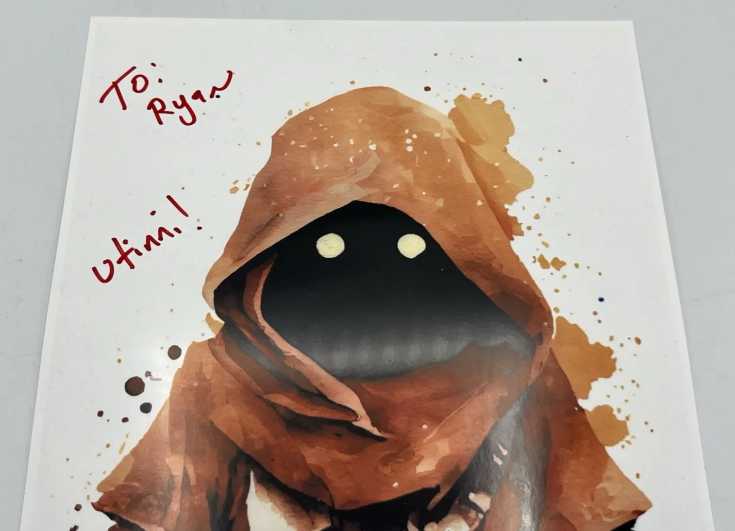 Susanna Malak — Star Wars Jawa 8 x 10 photo signed by Susanna Malak Utinni!, изображение 2