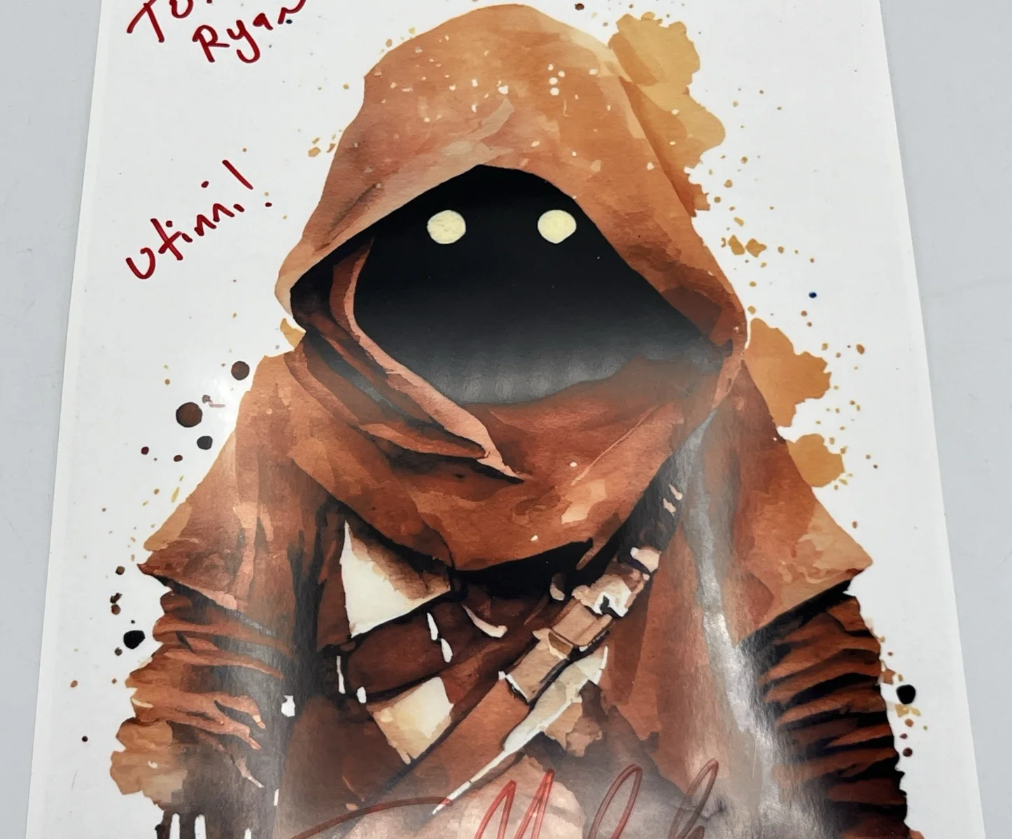 Susanna Malak — Star Wars Jawa 8 x 10 photo signed by Susanna Malak Utinni!, изображение 3