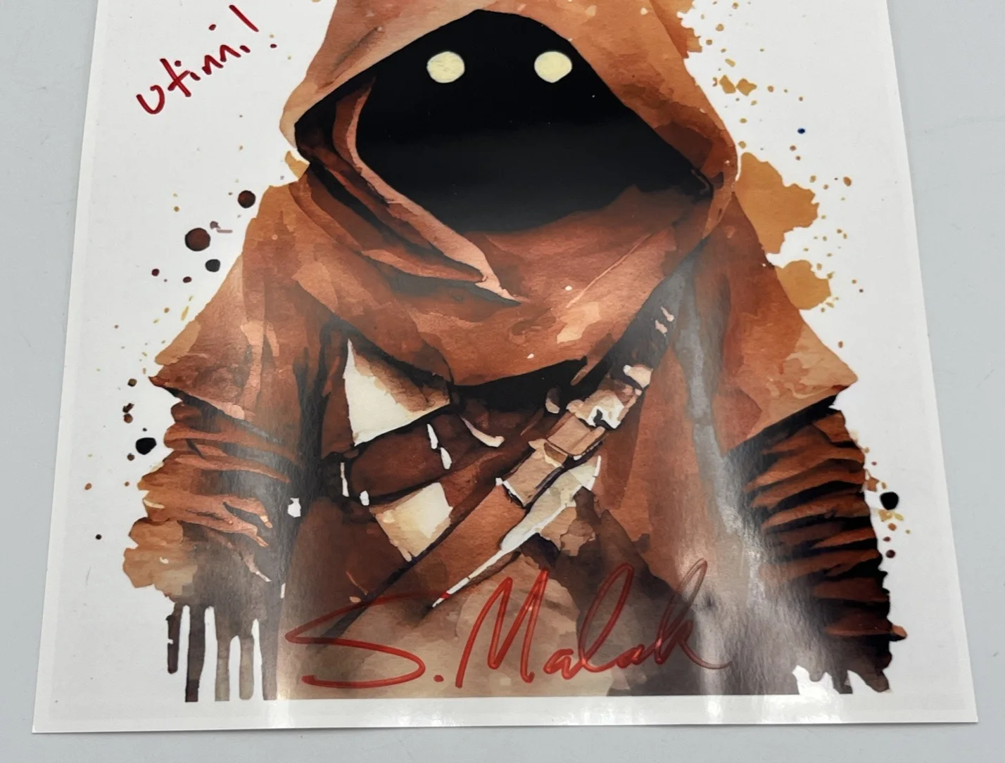 Susanna Malak — Star Wars Jawa 8 x 10 photo signed by Susanna Malak Utinni!, изображение 4