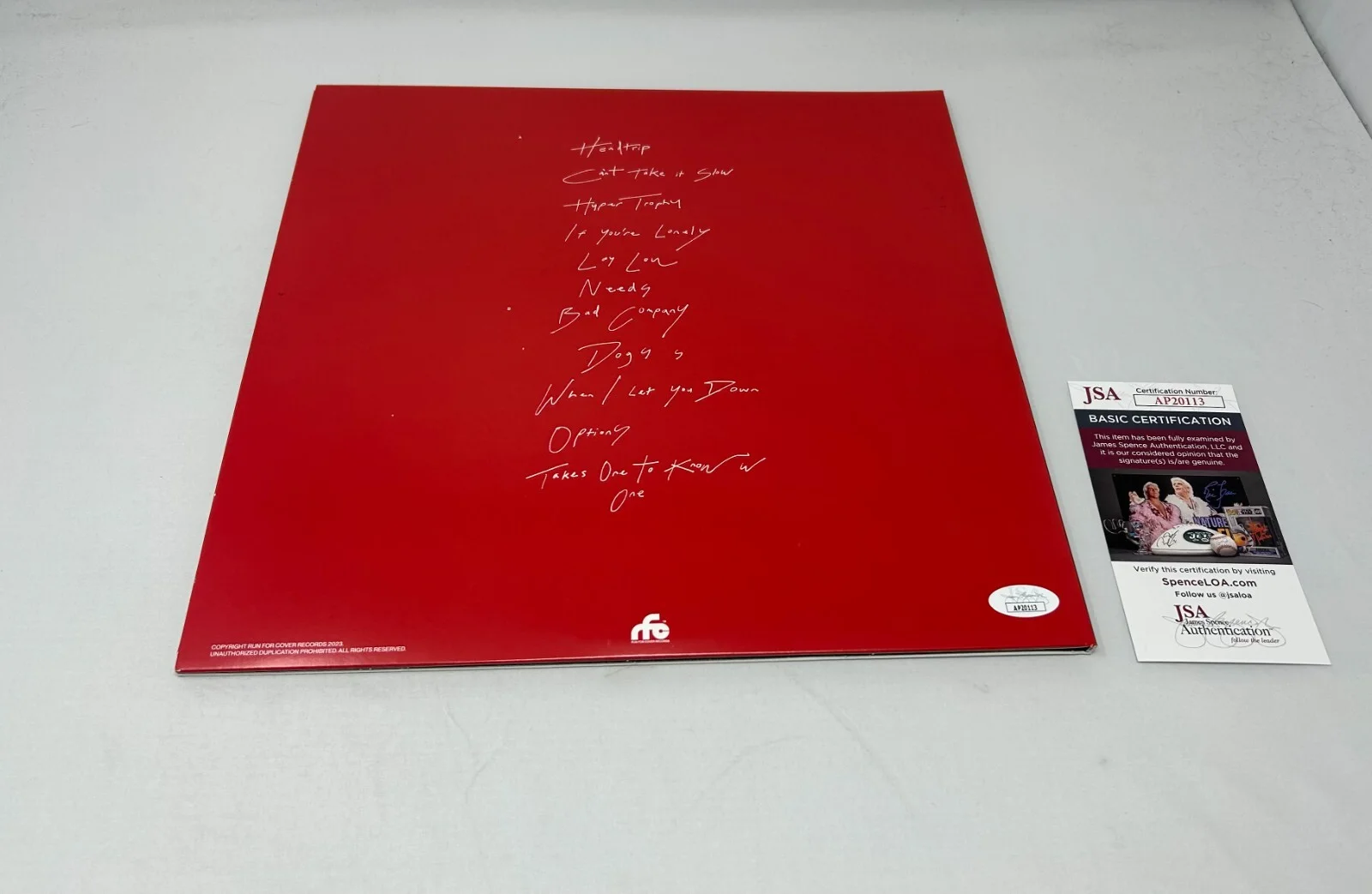 Citizen signed Calling The Dogs Album 403/750 JSA COA, image 2