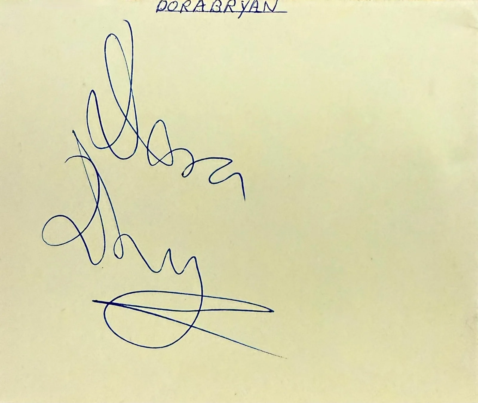 Dora Bryan — DORA BRYAN Signed Autographed 3x4 ALBUM PAGE The Birthday Party A Taste of Honey, изображение 3