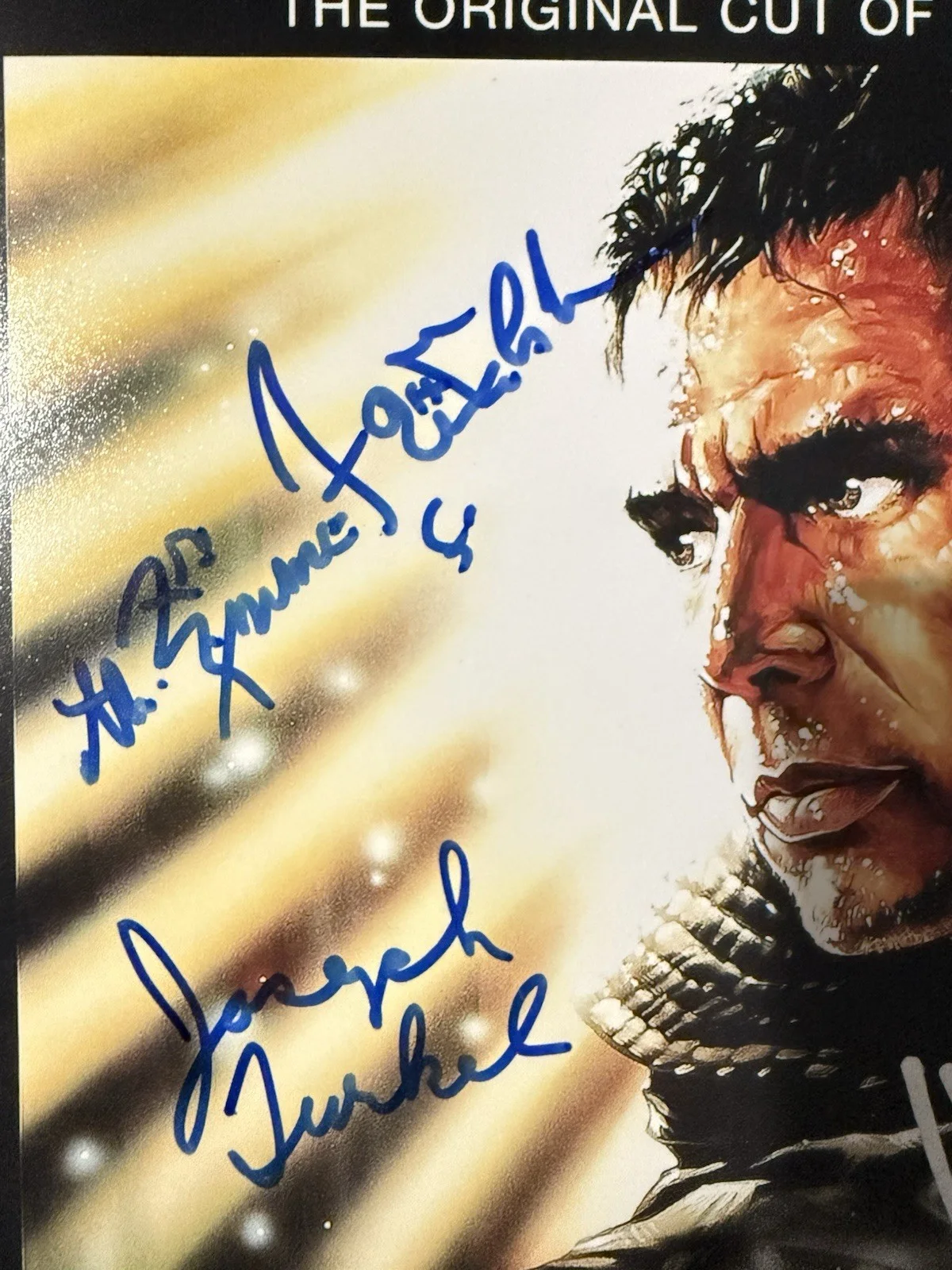 Harrison Ford — HARRISON FORD JAMES HONG EMMETT WALSH +1 BLADE RUNNER AUTOGRAPH 12x18 PHOTO BAS, image 2