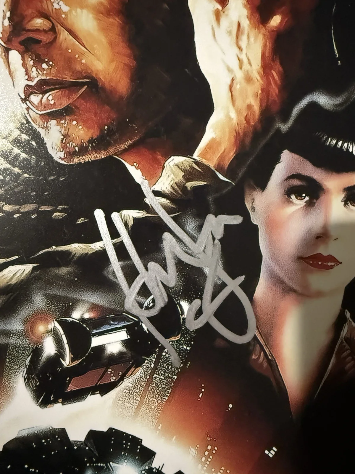 Harrison Ford — HARRISON FORD JAMES HONG EMMETT WALSH +1 BLADE RUNNER AUTOGRAPH 12x18 PHOTO BAS, image 4