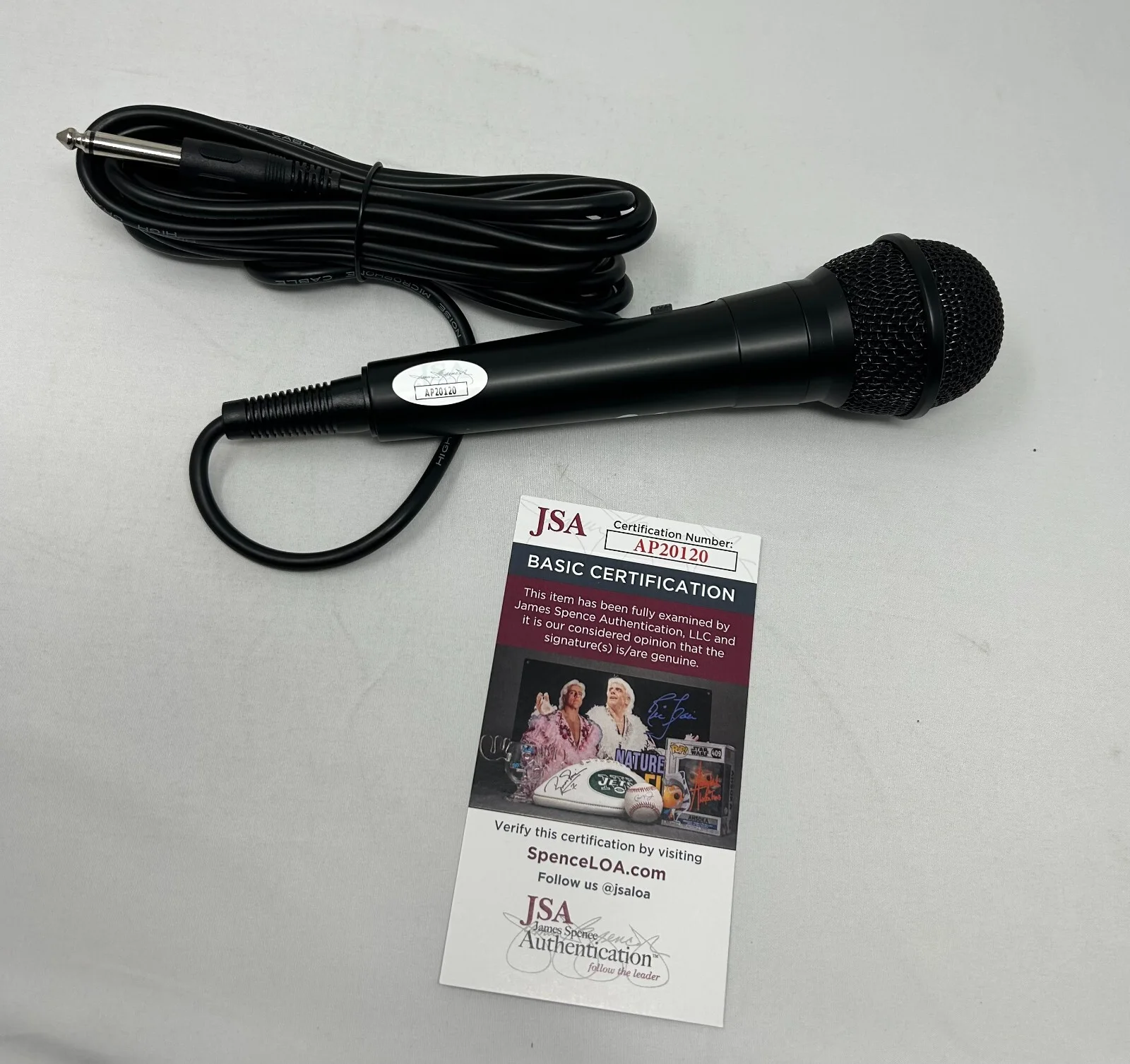Ant of Atmosphere signed Microphone JSA COA Certificate, image 2