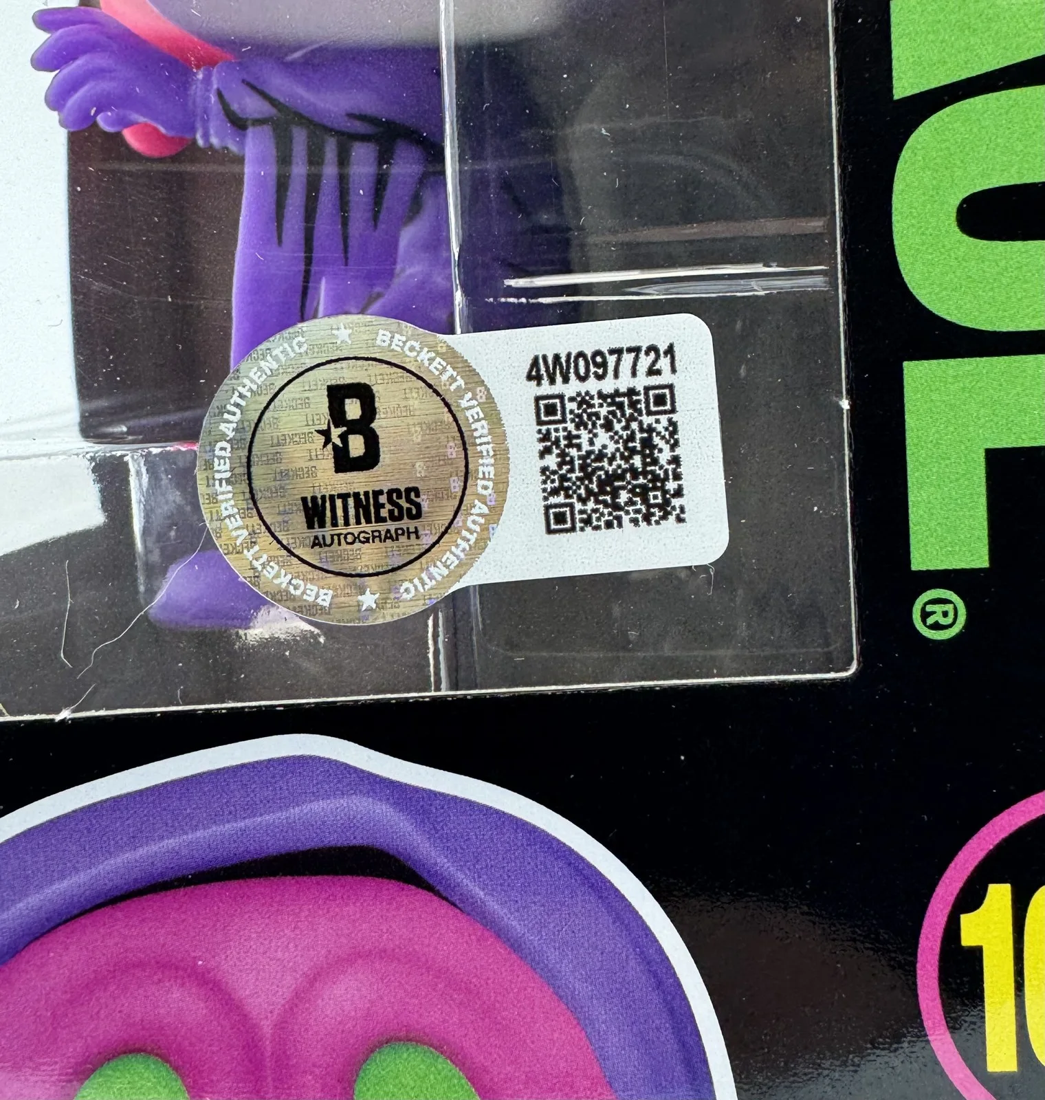 Skeet Ulrich — Skeet Ulrich signed Ghostface Blacklight Funko 1607 Scream Billy Loomis BAS 21, image 3