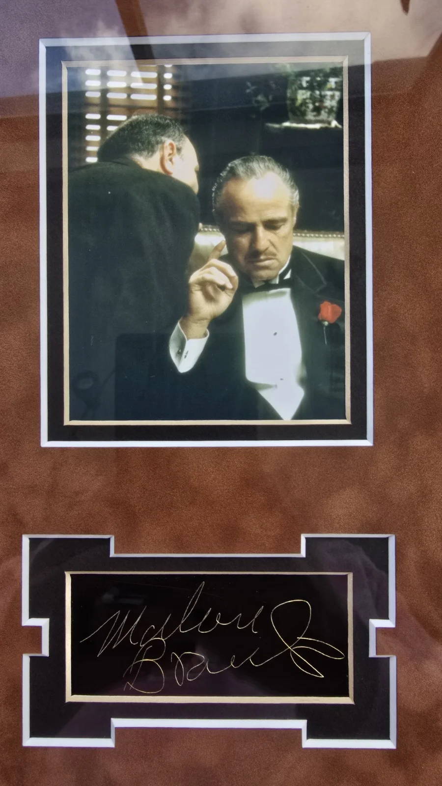 Marlon Brando, Al Pacino, Talia Shire, Diane Keaton, James Caan — The Godfather Framed Original Signed Photo Collage Brando Pacino Caan, изображение 4