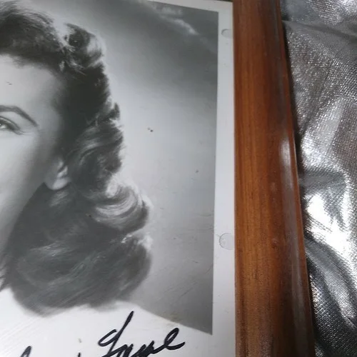 peggy stewart — Peggy Stewart autographed / signed photograph b&w authentic, изображение 3