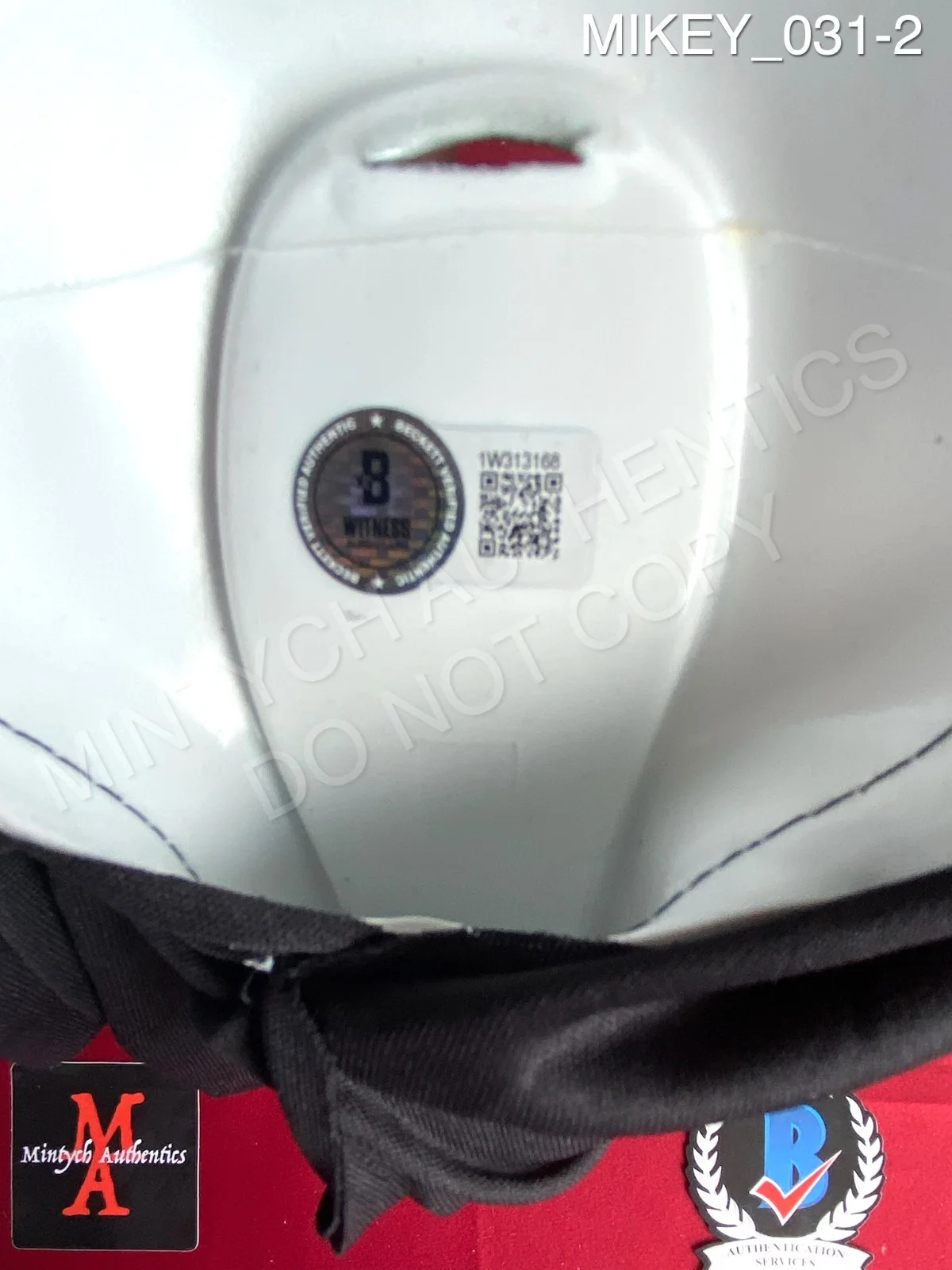Mikey Madison — Mikey Madison autographed signed Ghostface Fun World UW mask Beckett COA horror, image 2