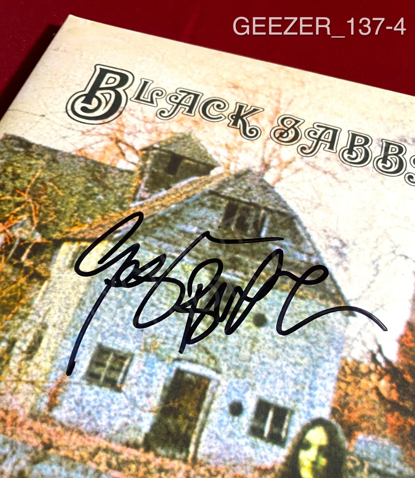 Geezer Butler Black Sabbath signed Black Sabbath vinyl Beckett COA Ozzy, изображение 4