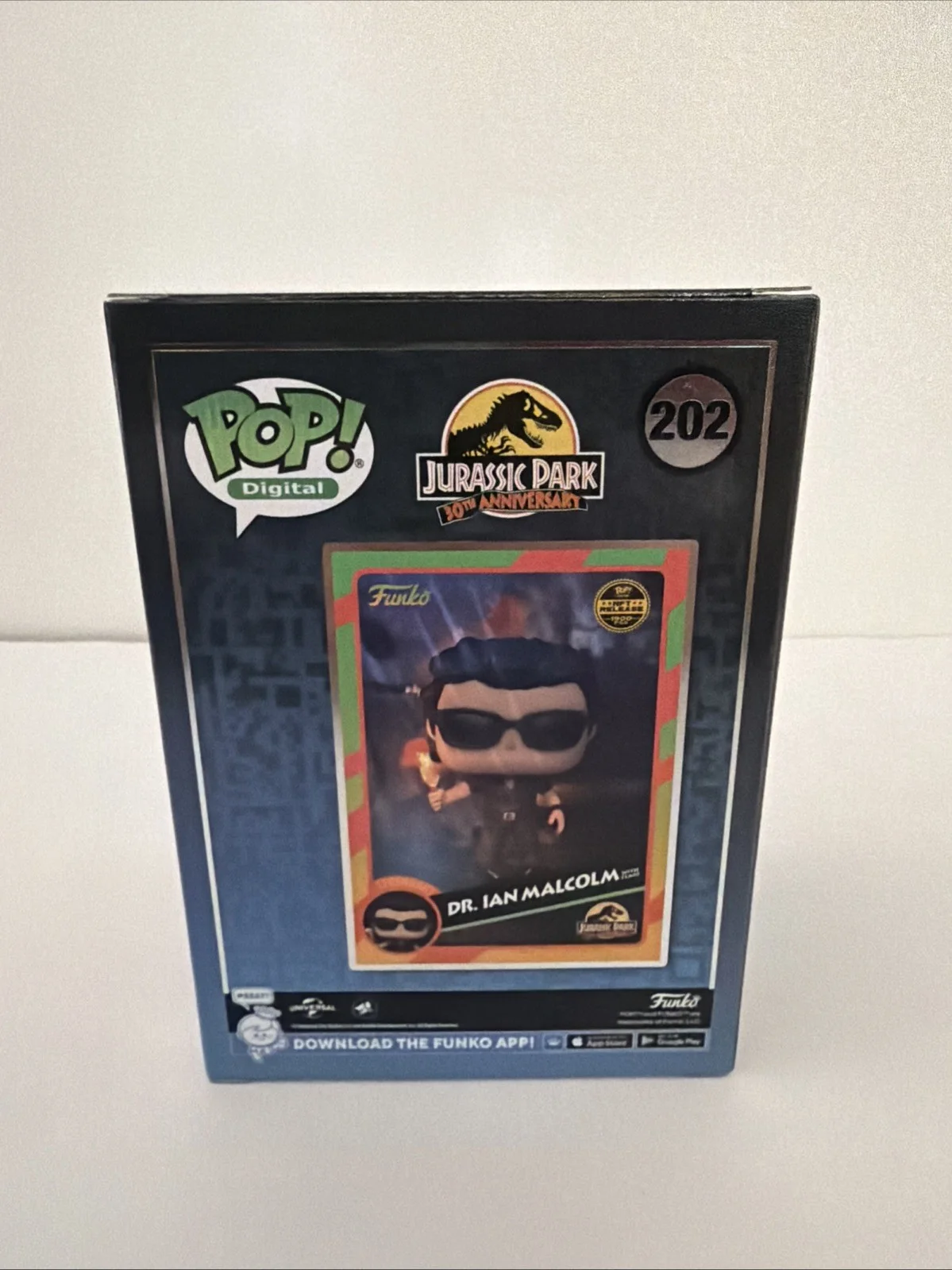Jeff Goldblum Signed Dr. Ian Malcolm 202 FUNKO POP Jurassic Park Celebrity COA 1, image 4