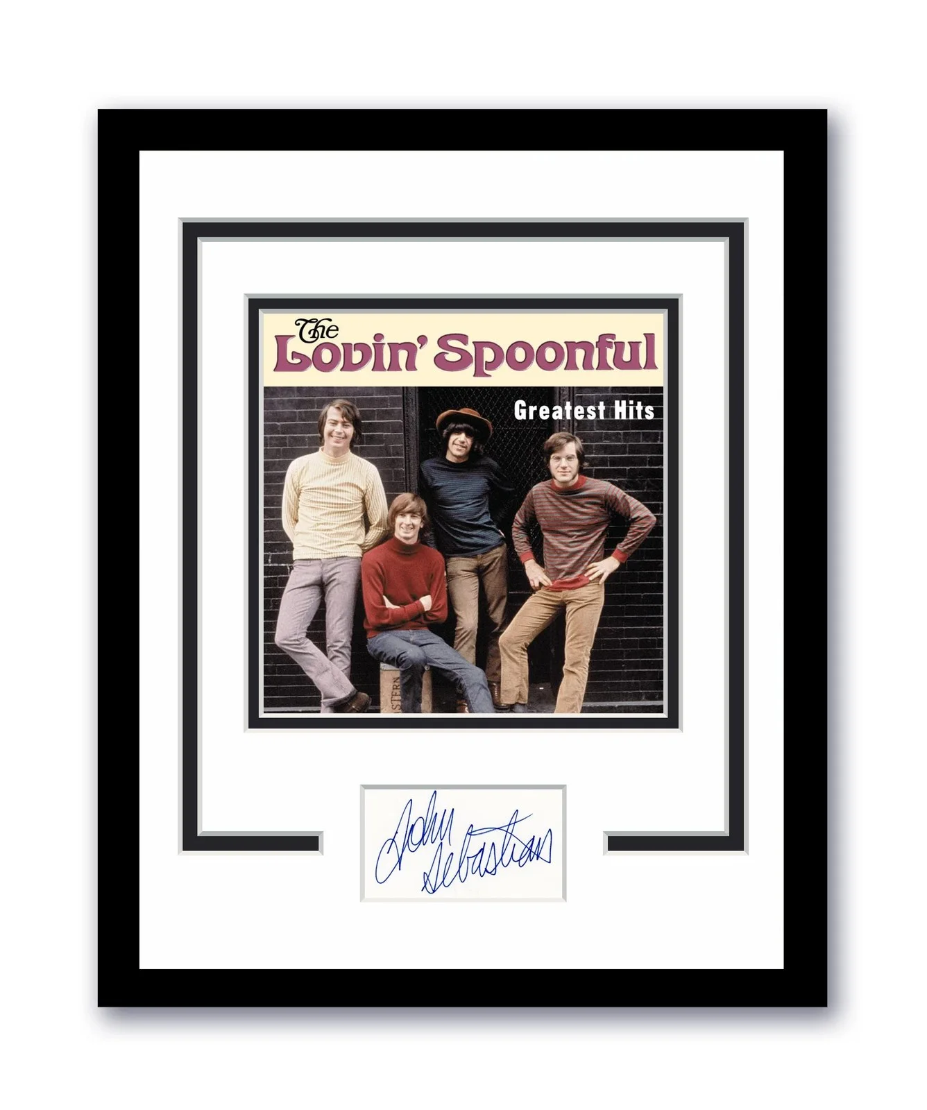 John Sebastian — Lovin' Spoonful John Sebastian Autographed Signed 11x14 Framed Photo ACOA