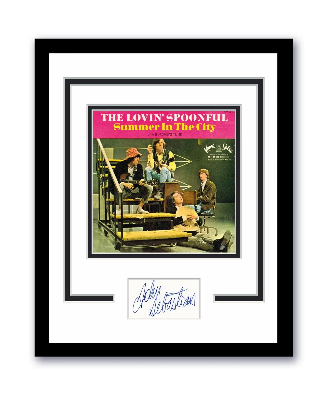 John Sebastian — Lovin' Spoonful John Sebastian Autographed Signed 11x14 Framed Photo ACOA
