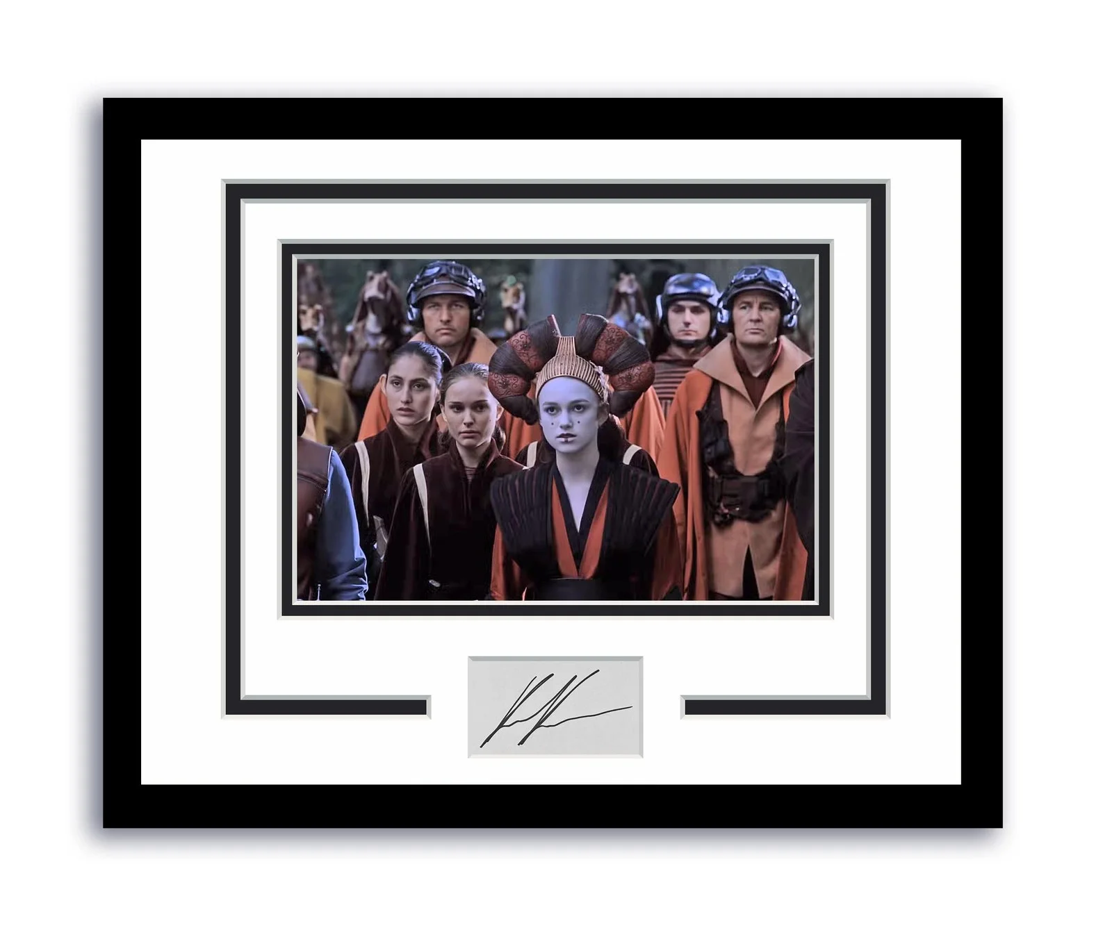Keira Knightley — Star Wars Sabe Keira Knightley Autographed Signed 11x14 Framed Photo ACOA