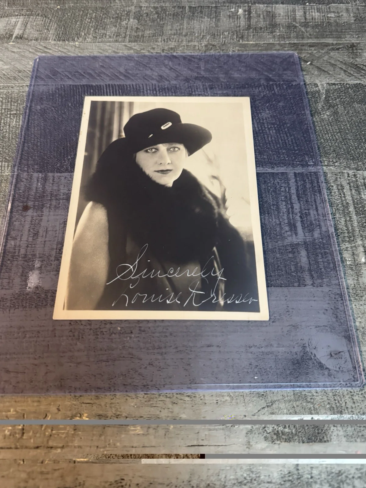 Louise Dresser — Louise Dresser 1927 Lovely Signed Original Vintage Dblwt Photograph 6x8 COA