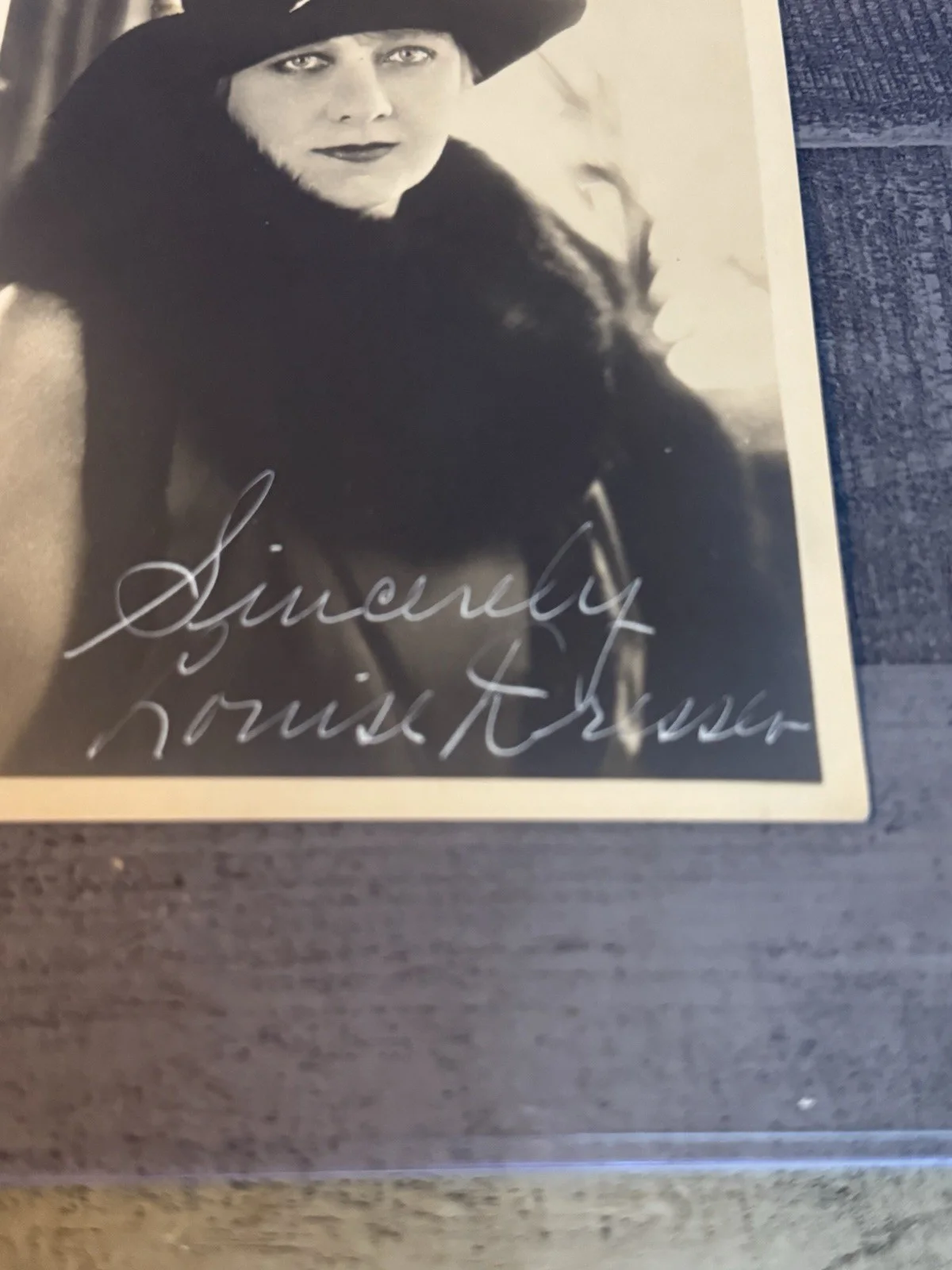 Louise Dresser — Louise Dresser 1927 Lovely Signed Original Vintage Dblwt Photograph 6x8 COA, изображение 2