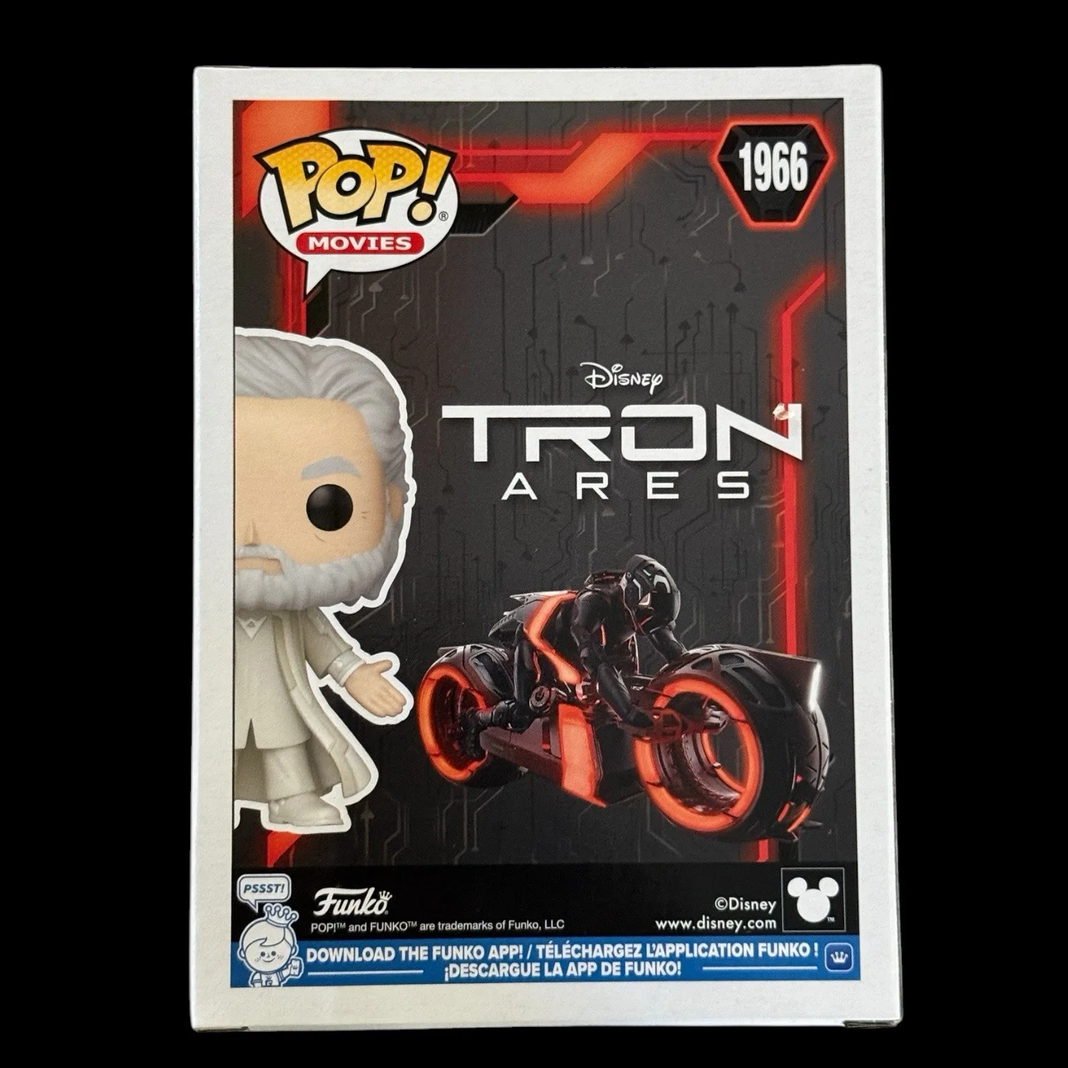 Jeff Bridges Signed Kevin Flynn Funko Pop #1966 BAS Beckett COA Autograph Tron, изображение 3