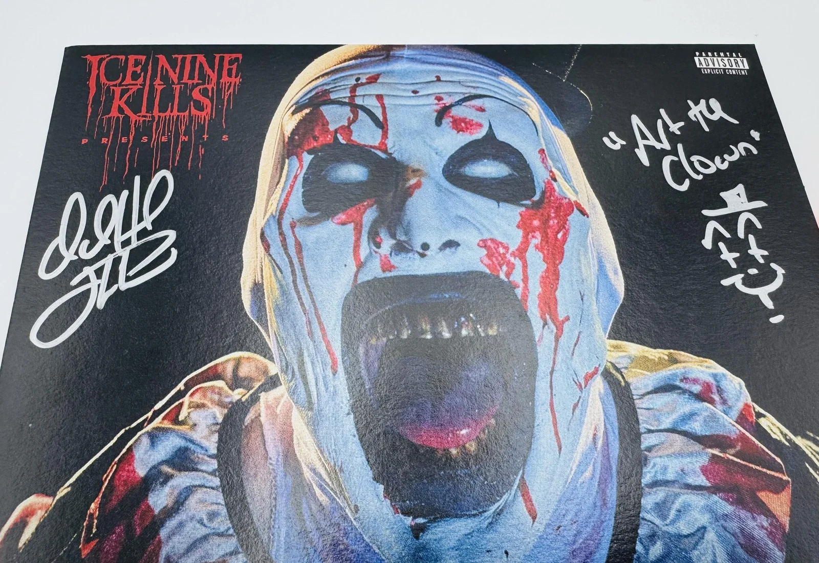 David Howard Thortnon signed Ice Nine Kills 7" Vinyl Terrifier autograph BAS 704, image 2