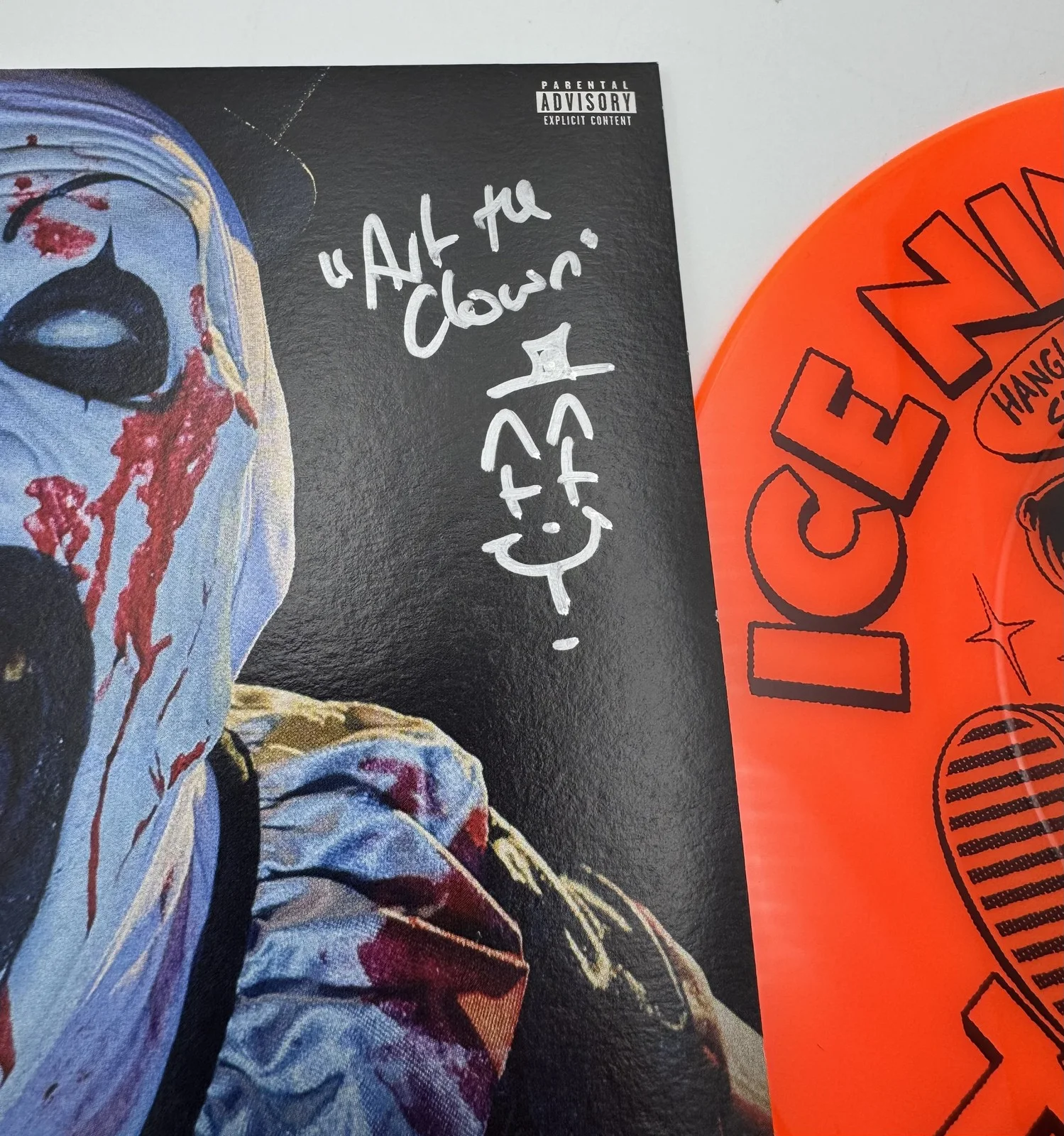 David Howard Thortnon signed Ice Nine Kills 7" Vinyl Terrifier autograph BAS 705, image 3
