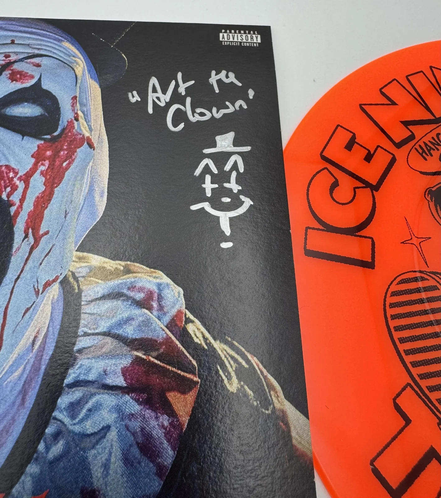 David Howard Thortnon signed Ice Nine Kills 7" Vinyl Terrifier autograph BAS 706, image 3