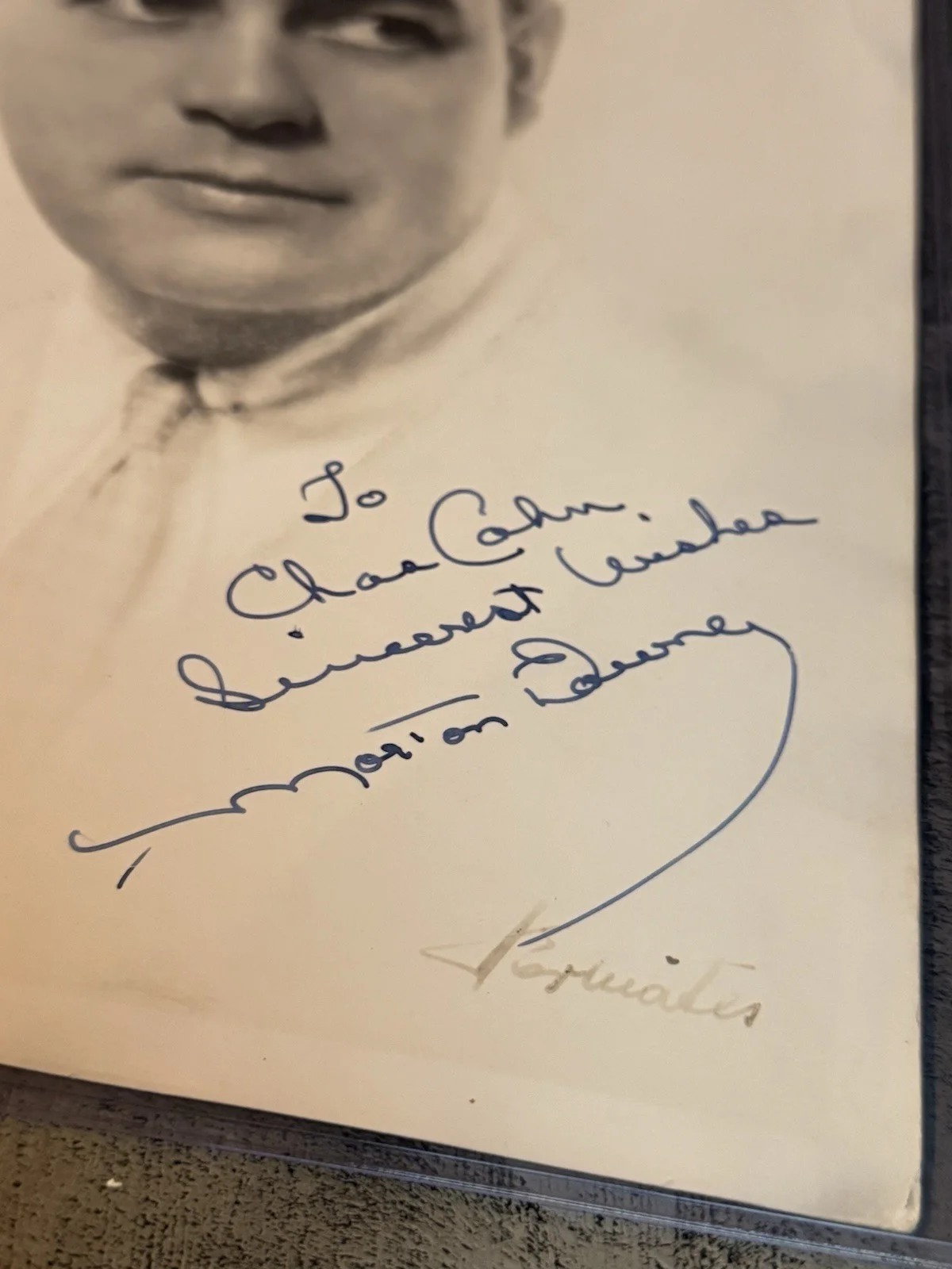 Morton Downey Signed Original Vintage 1920s Dblwt Photograph Autographed COA, image 2