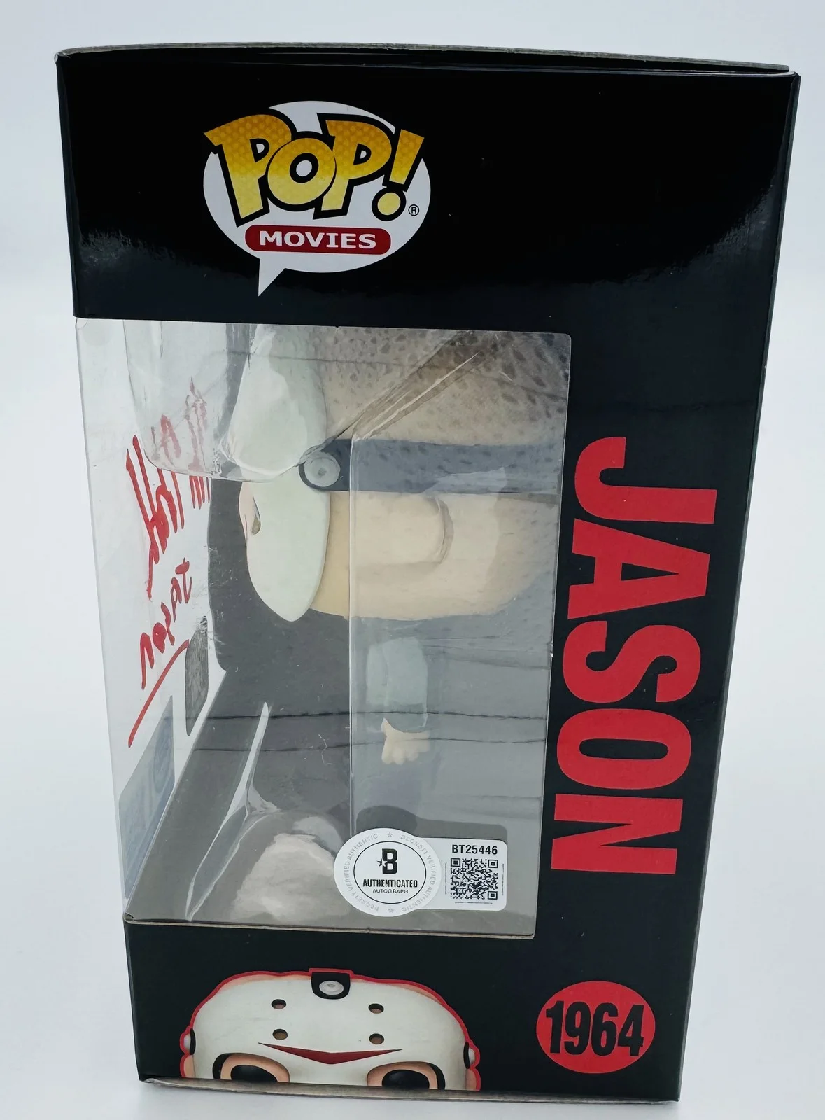 Kane Hodder — Kane Hodder Signed Jason Universe Funko 1964 Friday The 13th Autograph BAS 446, image 2