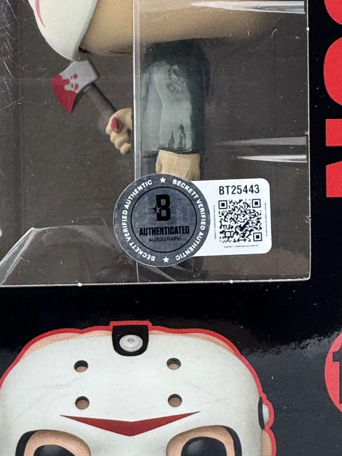 Kane Hodder — Kane Hodder Signed Jason Universe Funko 1964 Friday The 13th Autograph BAS 443, image 3