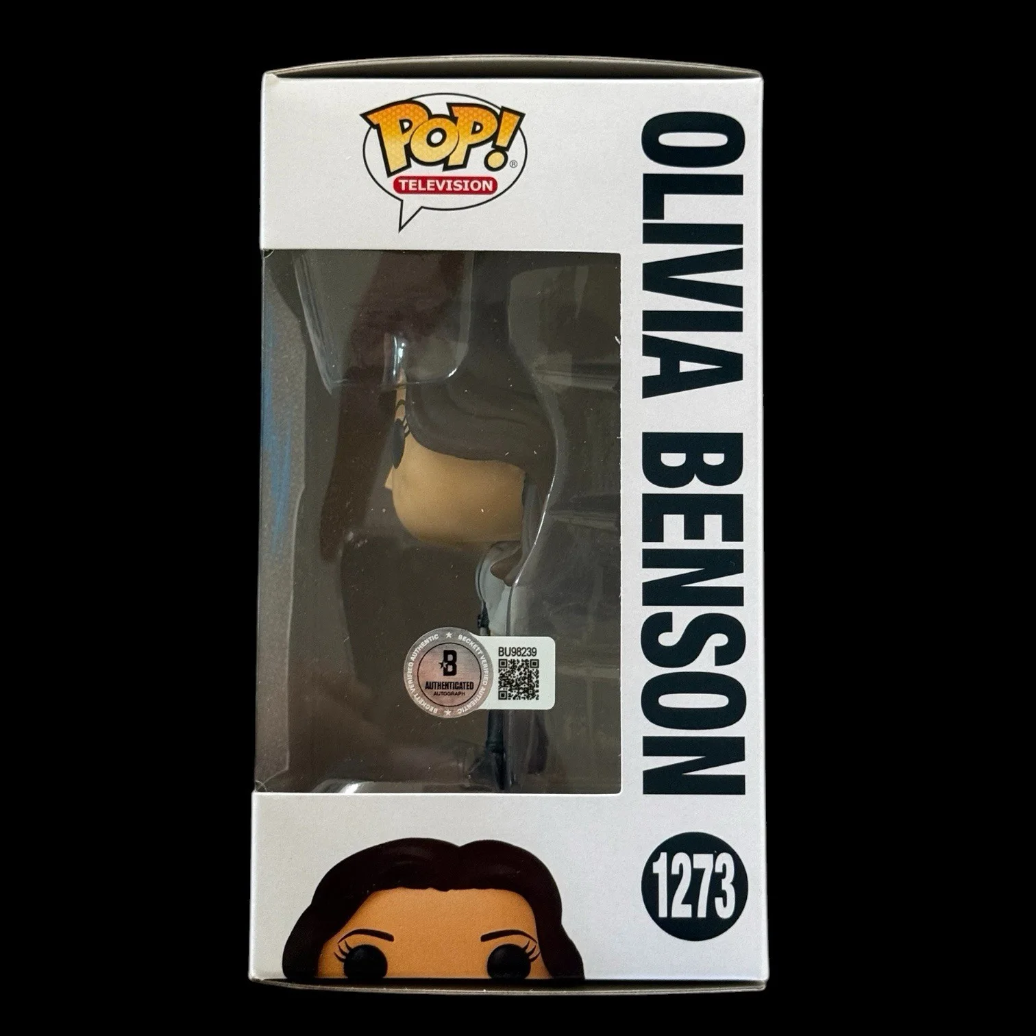Mariska Hargitay Signed Olivia Benson Funko Pop #1273 BAS Beckett COA Autograph, изображение 2