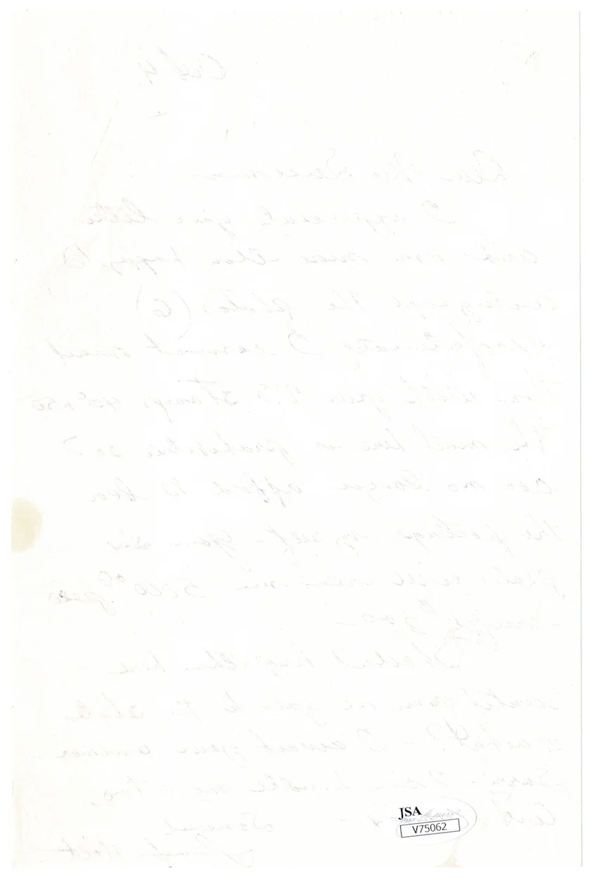 Jennifer Holt — Jennifer Holt Actress Autographed Signed Handwritten Letter JSA 6940, image 2