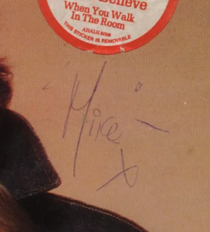 Child Full Band Debut Autographed Signed Record Album AMCo COA 28709, изображение 3
