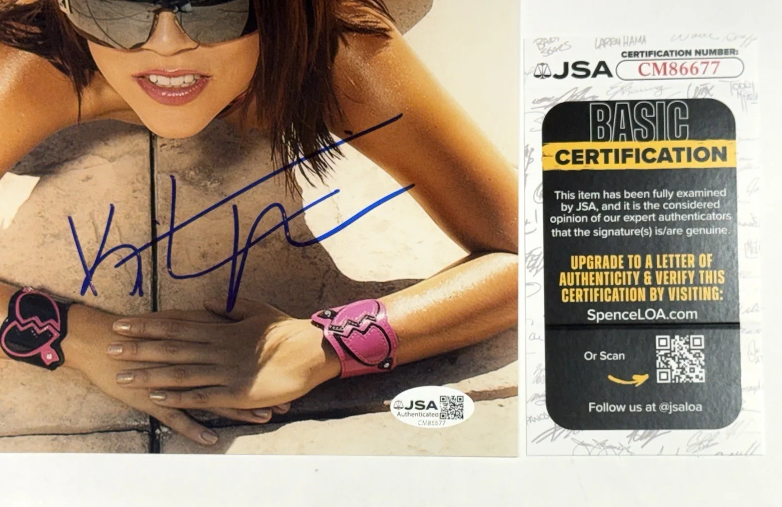 Kristina Rose Adult STAR SIGNED 8X10 PHOTO Autograph Sexy 🔥Naughty America JSA, изображение 2