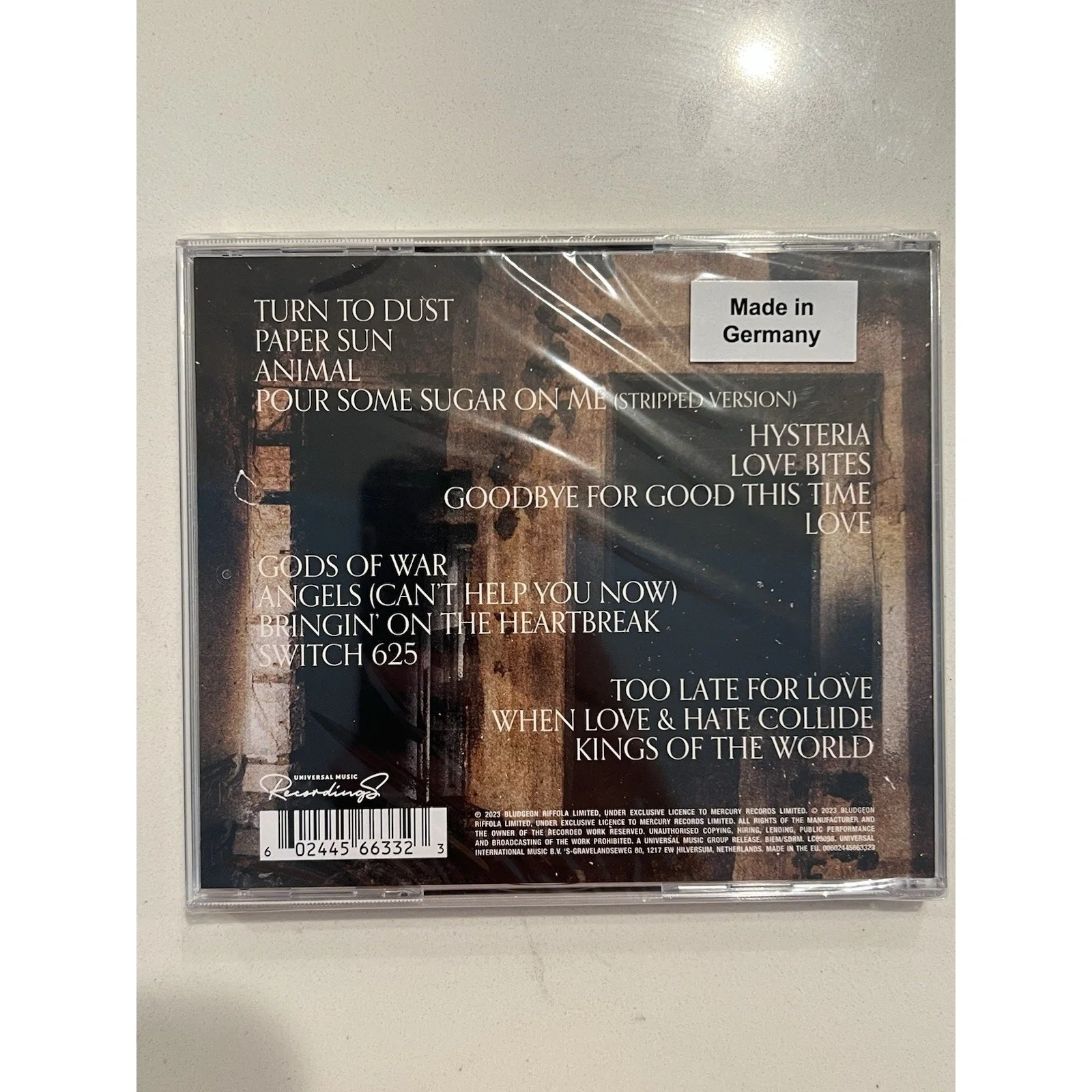 Def Leppard SIGNED Drastic Symphonies CD Autographed ACOA Authenticated #10, image 3