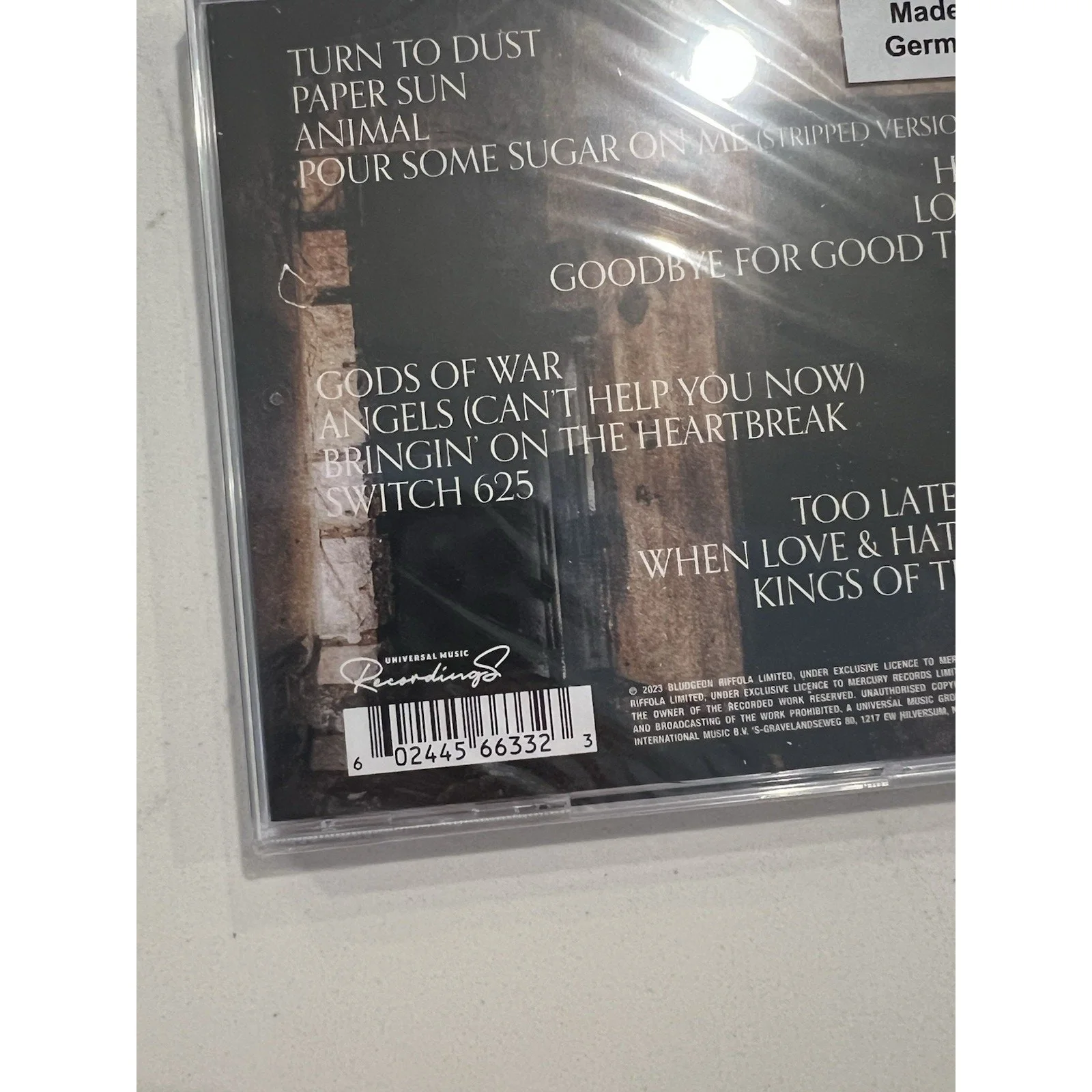 Def Leppard SIGNED Drastic Symphonies CD Autographed ACOA Authenticated #10, image 4
