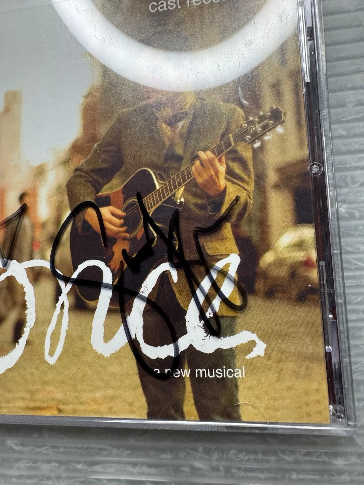 ONCE A NEW MUSICAL signed CD Steve Kazee & Cristin Milioti Broadway, изображение 3