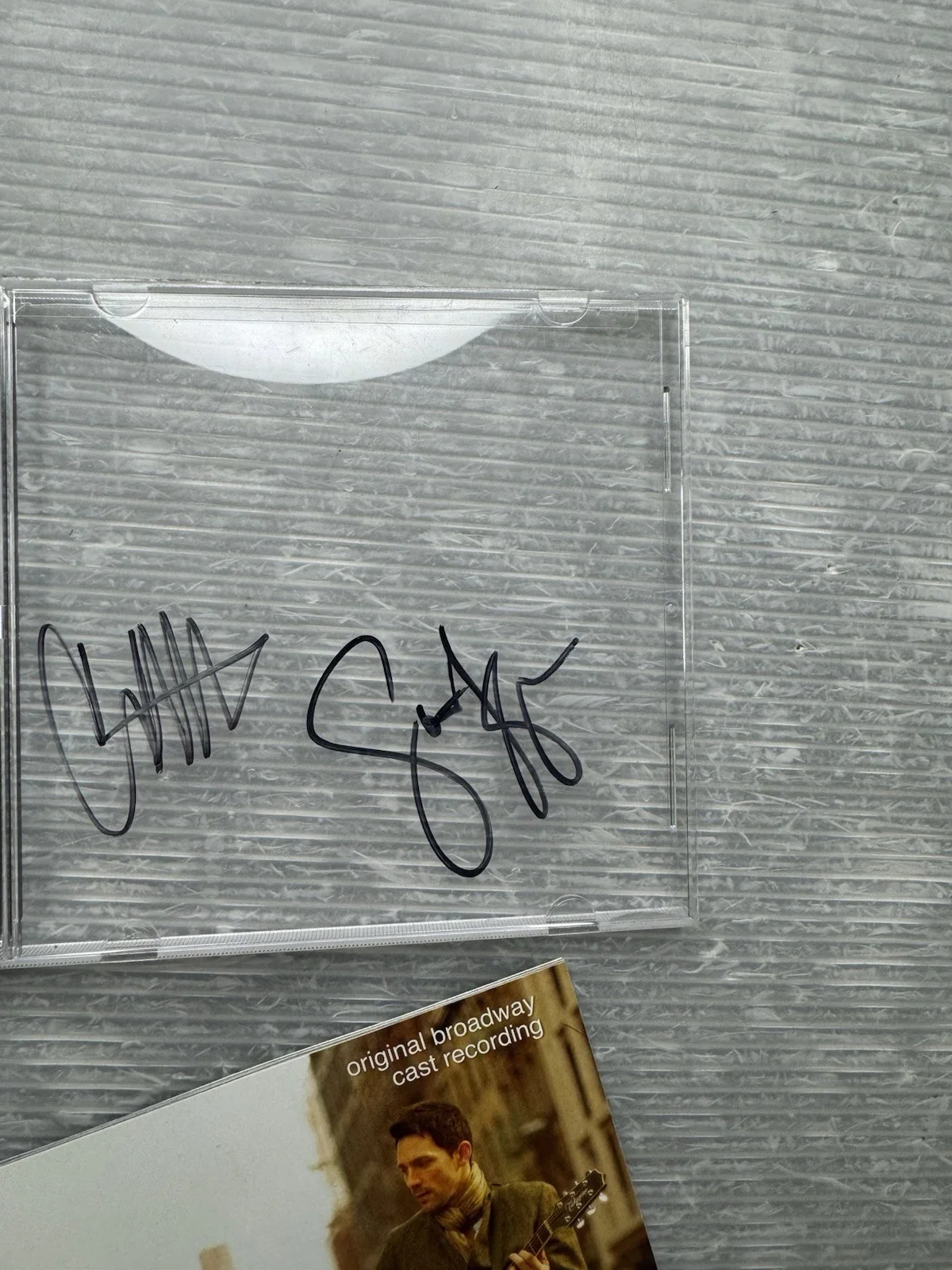 ONCE A NEW MUSICAL signed CD Steve Kazee & Cristin Milioti Broadway, изображение 5