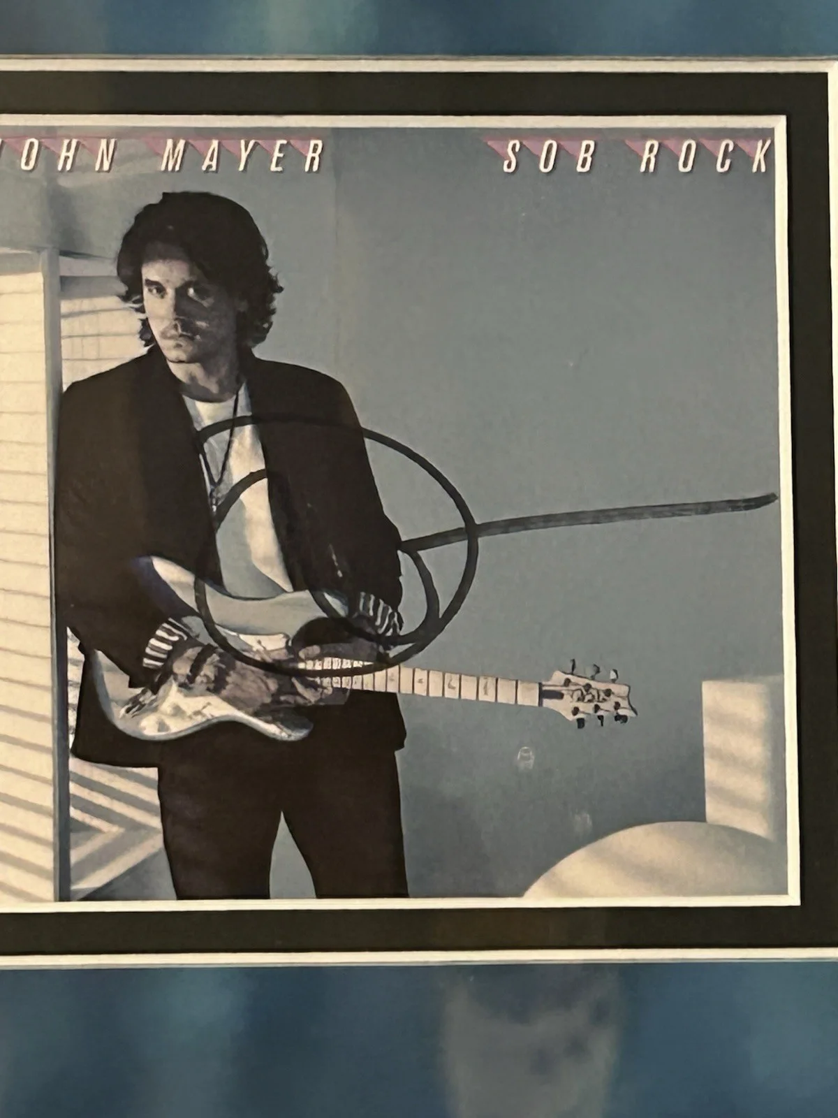 John Mayer Signed CD Sob Rock Autographed Photo Framed 23x27, изображение 3