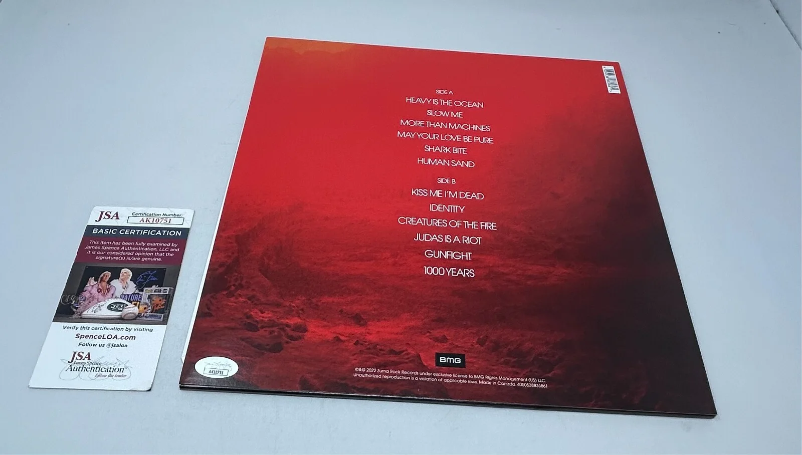 Gavin Rossdale signed Bush The Art of Survival Album JSA COA, изображение 2